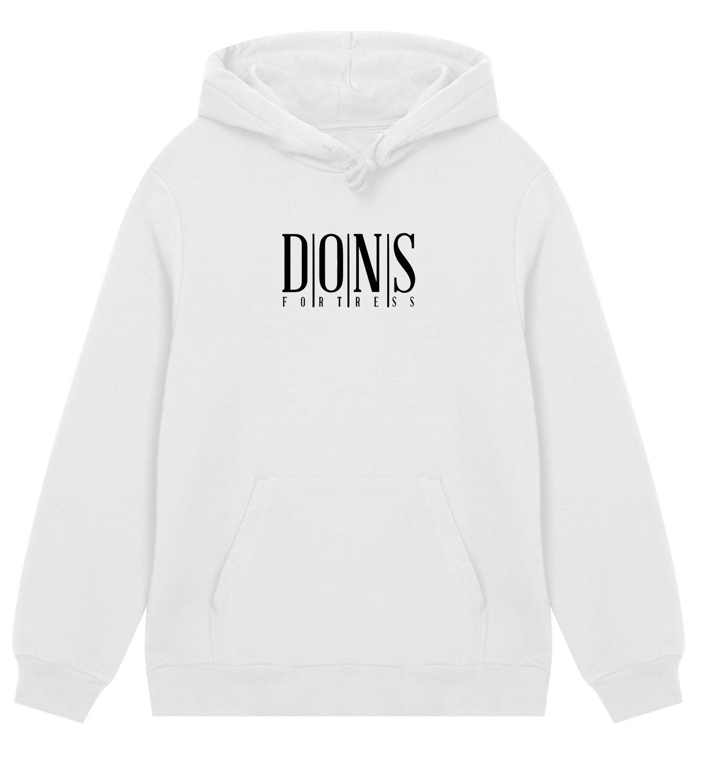 Dons Fortress Principal Hoodie in Off-White Front