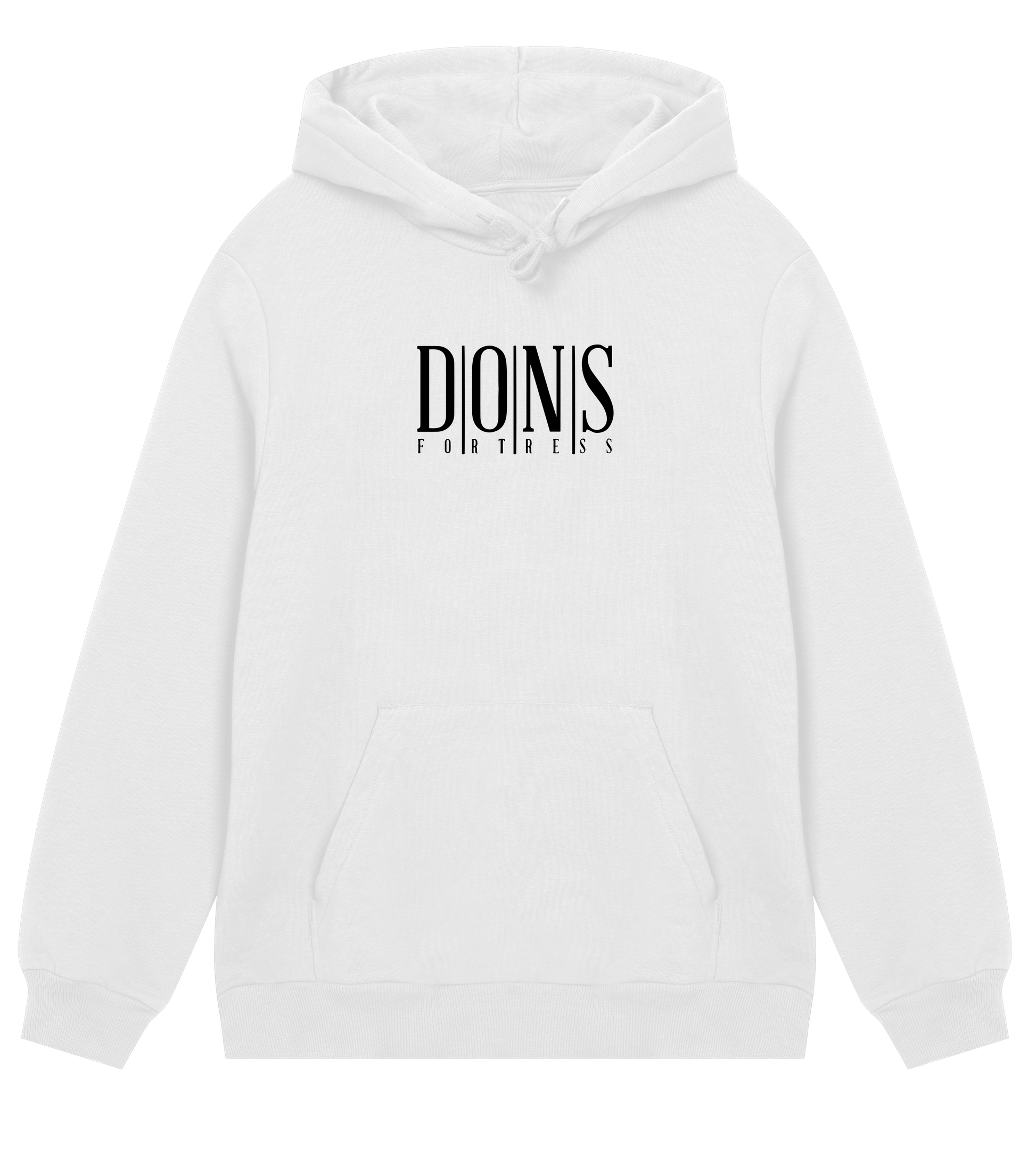 Dons Fortress Principal Hoodie in Off-White Front