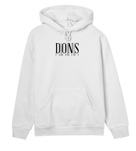Dons Fortress Principal Hoodie in Off White Front Womens