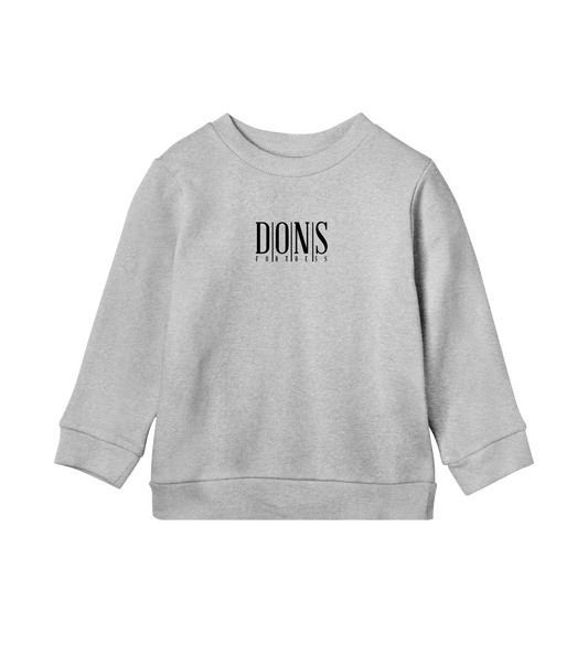 Dons Fortress Principal Pullover BP in Grey Melange Front Kids