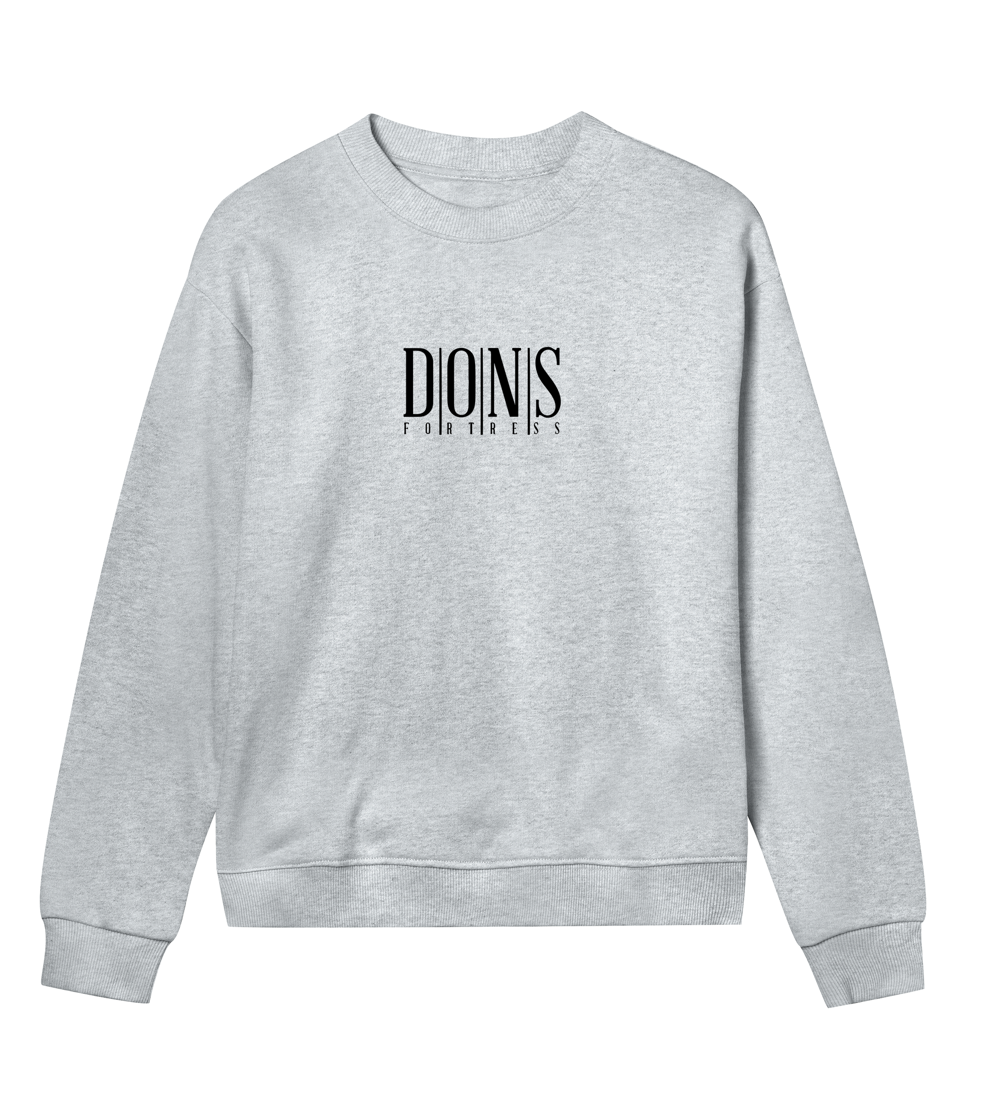 Dons Fortress Principal Pullover BP in Grey Melange Front Womens