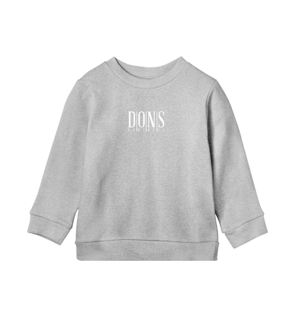 Dons Fortress Principal Pullover in Grey Melange Front Kids