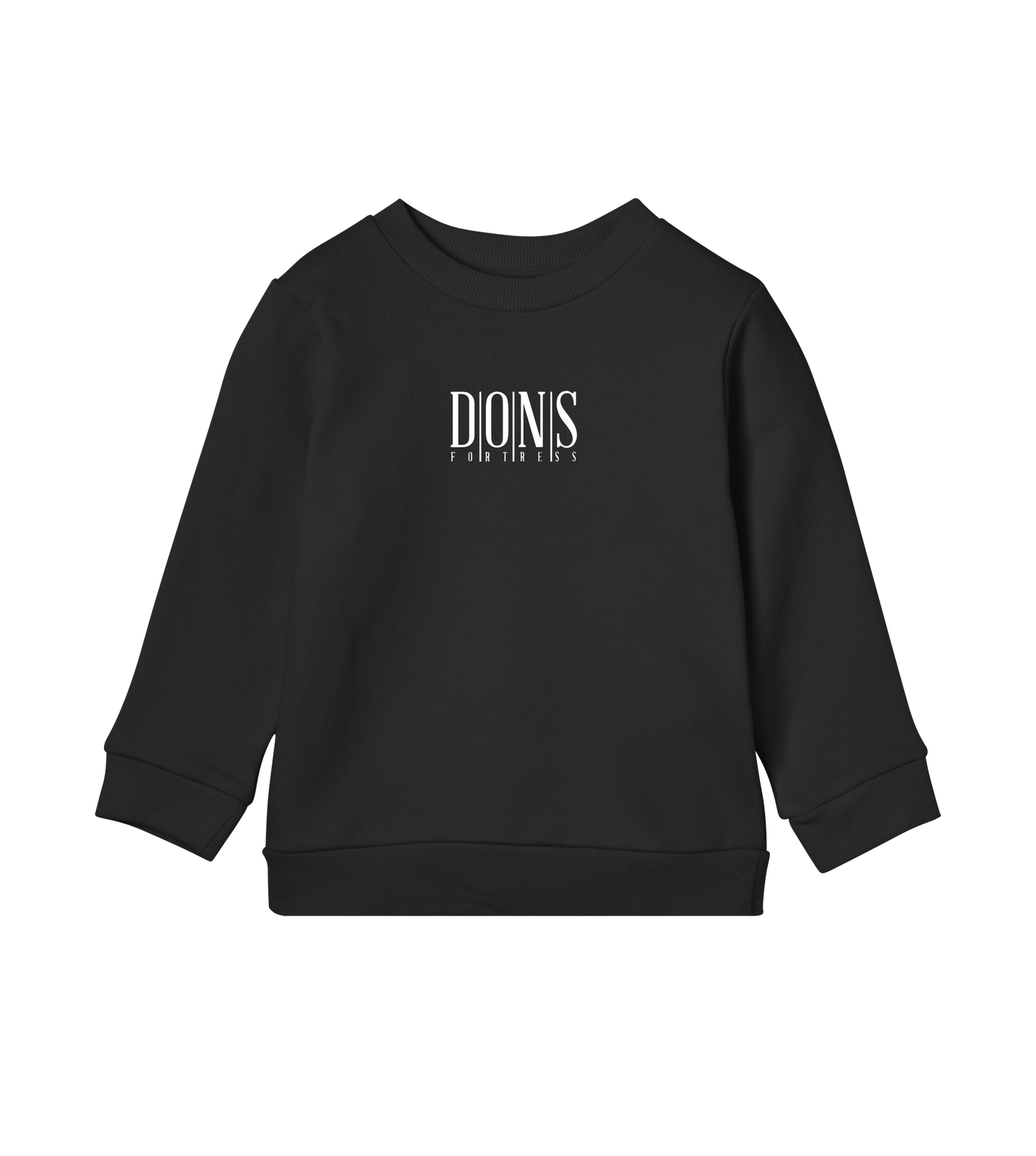 Dons Fortress Principal Pullover in Off Black Front Kids