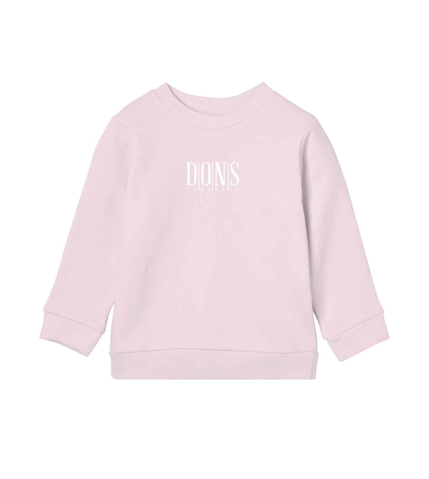 Dons Fortress Principal Pullover in Soft Pink Front Kids