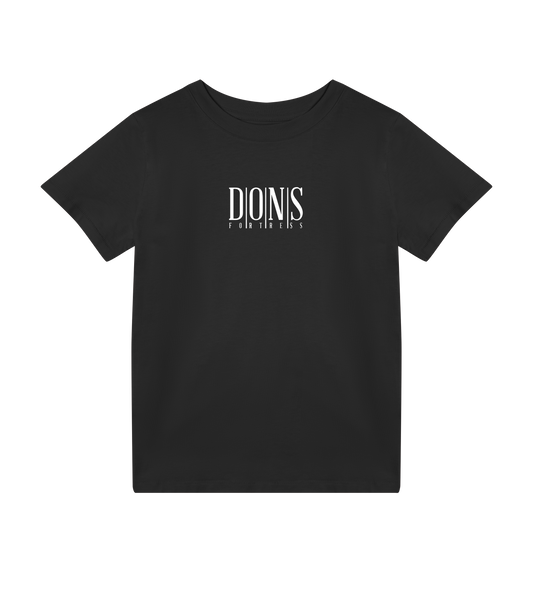 Dons Fortress Principal Tee in Black Front Kids