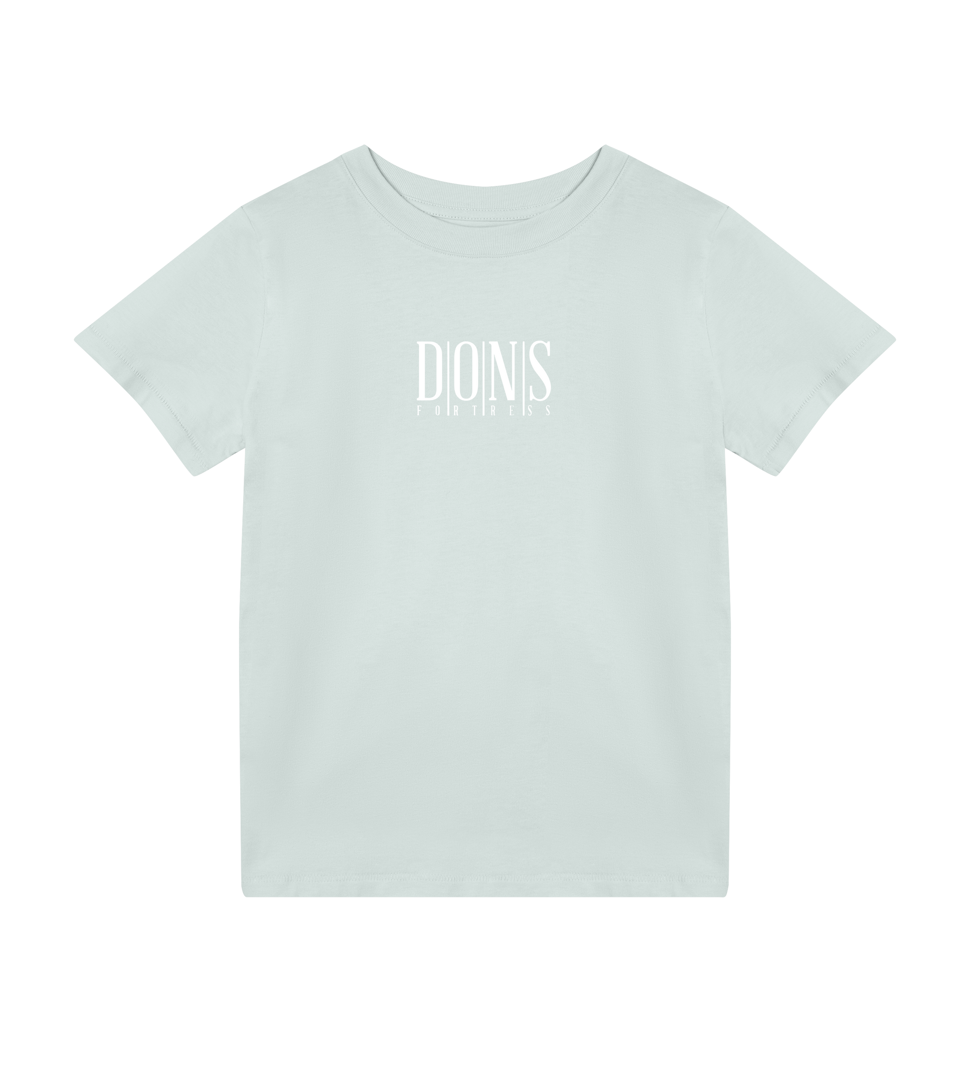Dons Fortress Principal Tee in Mint Green Front Kids