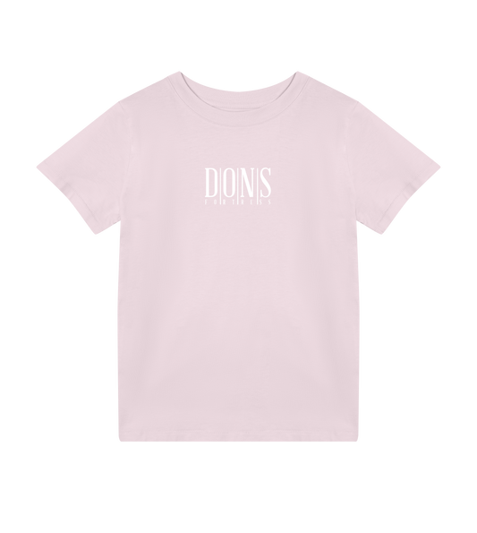 Dons Fortress Principal Tee in Soft Pink Front Kids