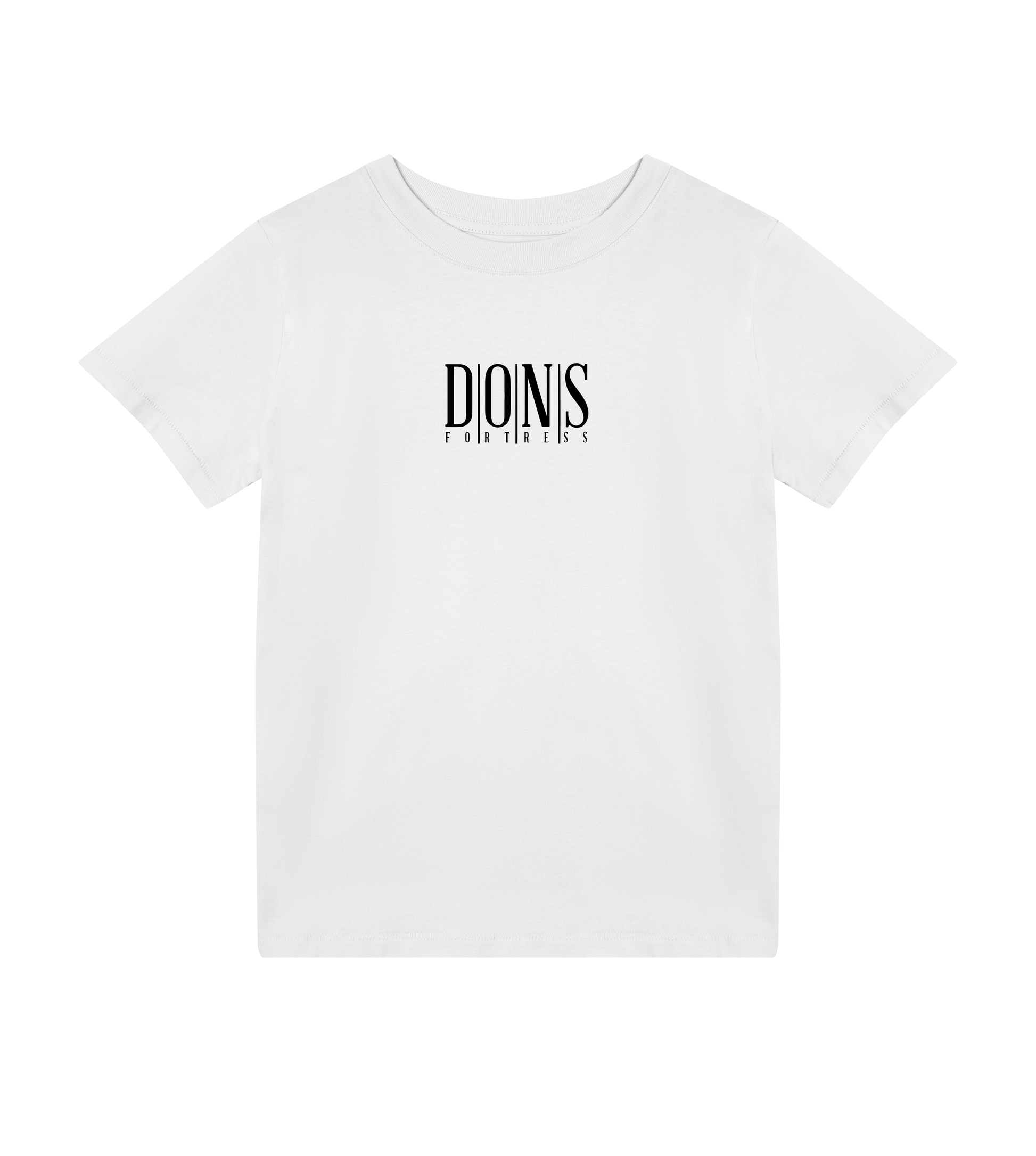 Dons Fortress Principal Tee in White Front Kids