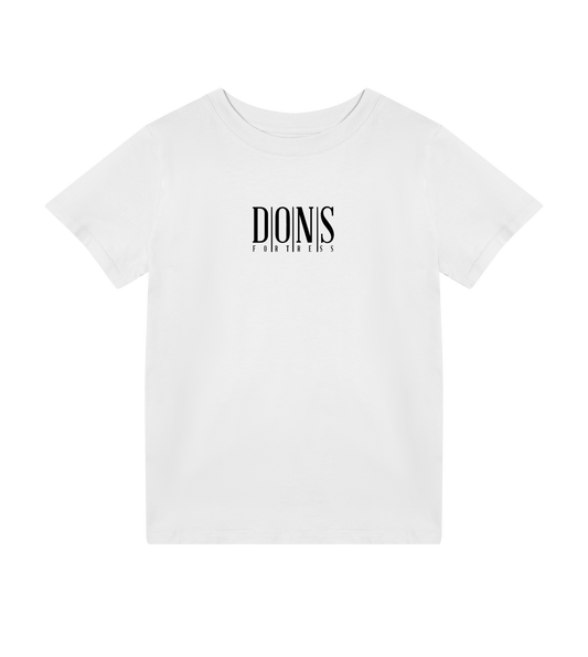 Dons Fortress Principal Tee in White Front Kids