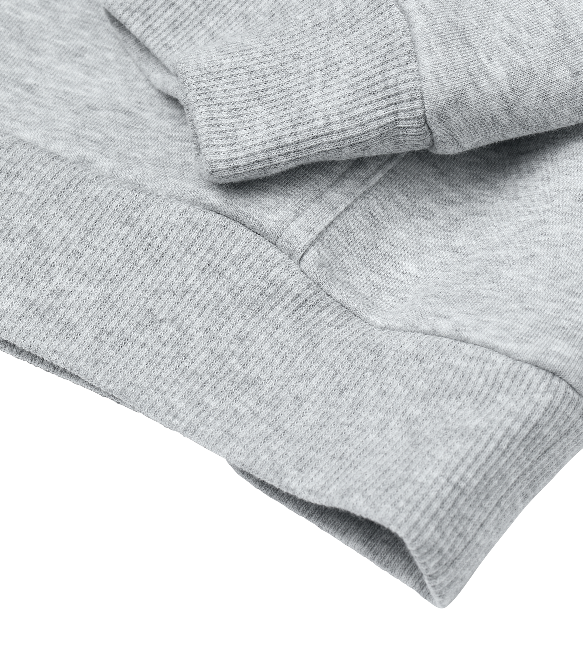 Dons Fortress Regular Hoodie in Grey Melange Details