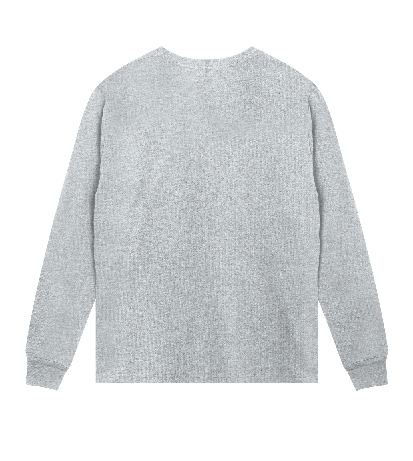 Dons Fortress Regular Long Sleeve Tee in Grey Melange Back