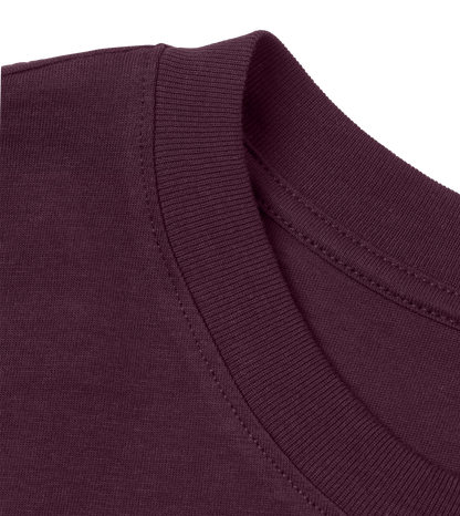 Dons Fortress Regular Long Sleeve Tee in Maroon Detail