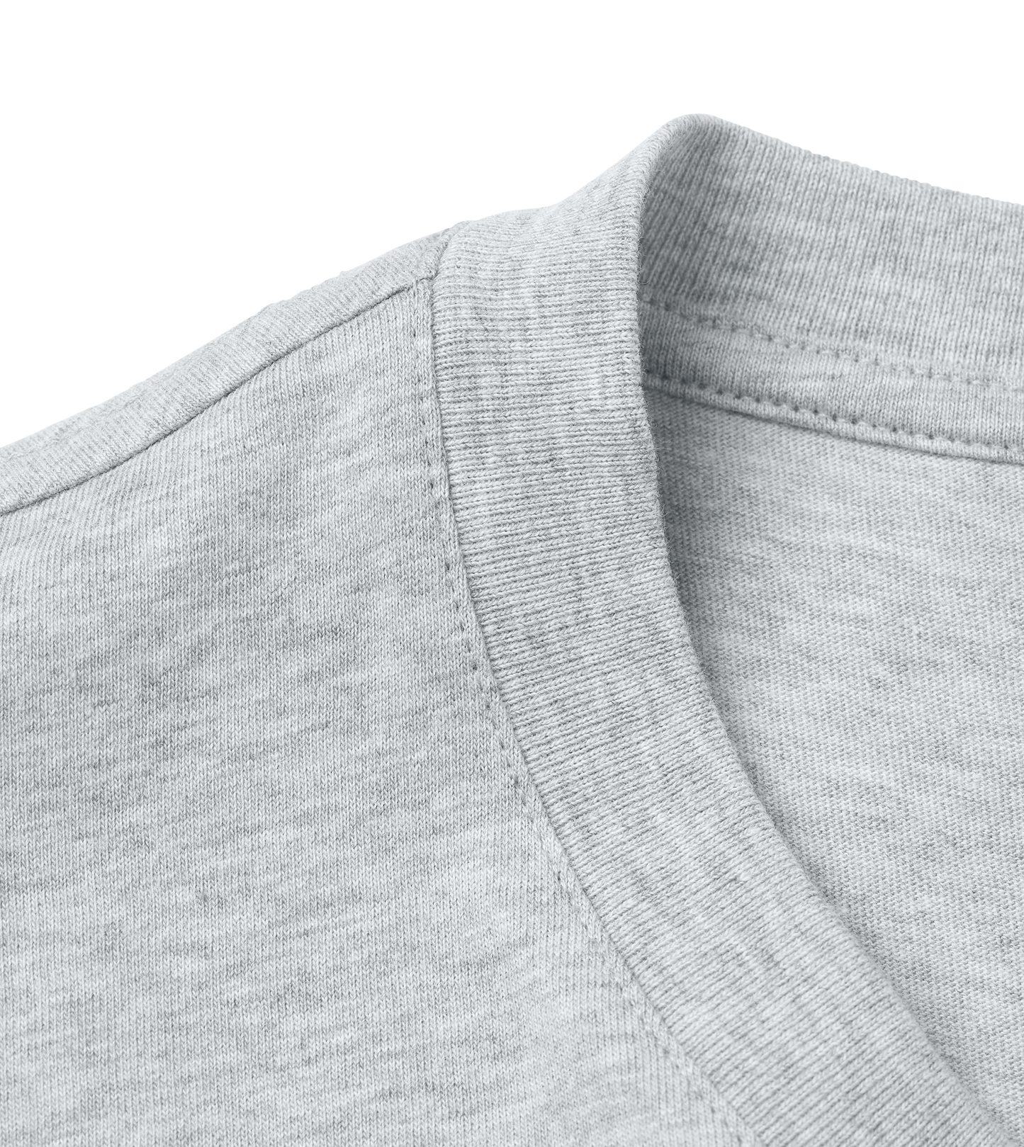 Dons Fortress Regular Tee in Grey Melange Detail