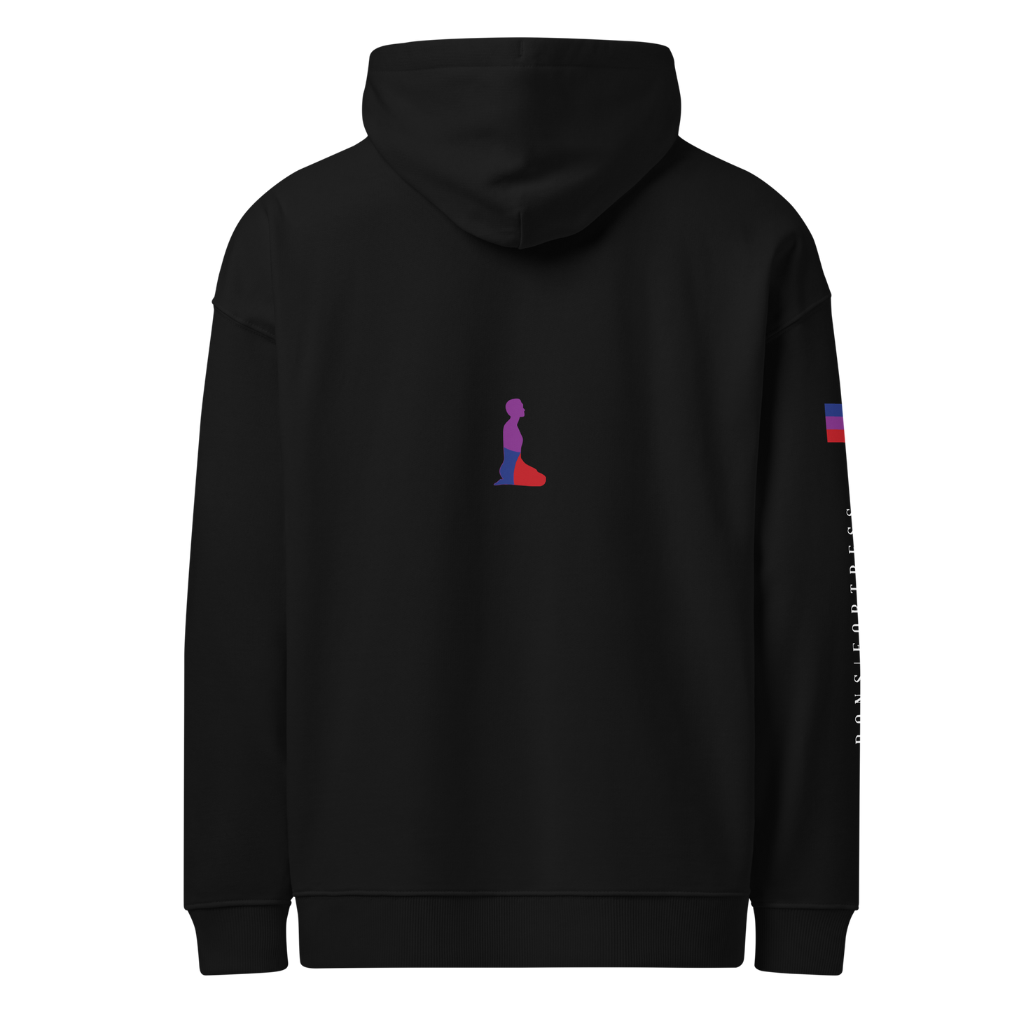 Dons Fortress Shiloh Hoodie in Black Back