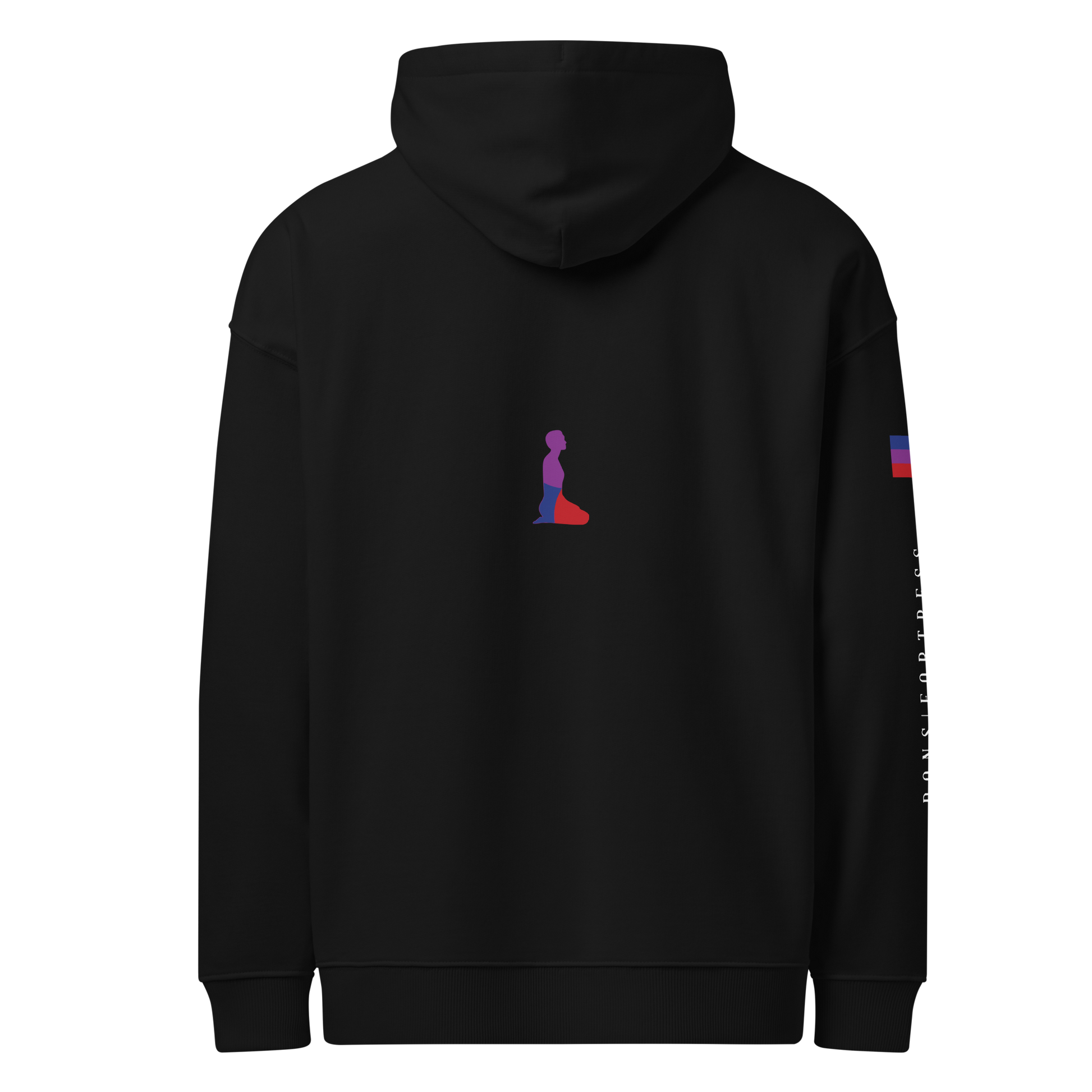 Dons Fortress Shiloh Hoodie in Black Back