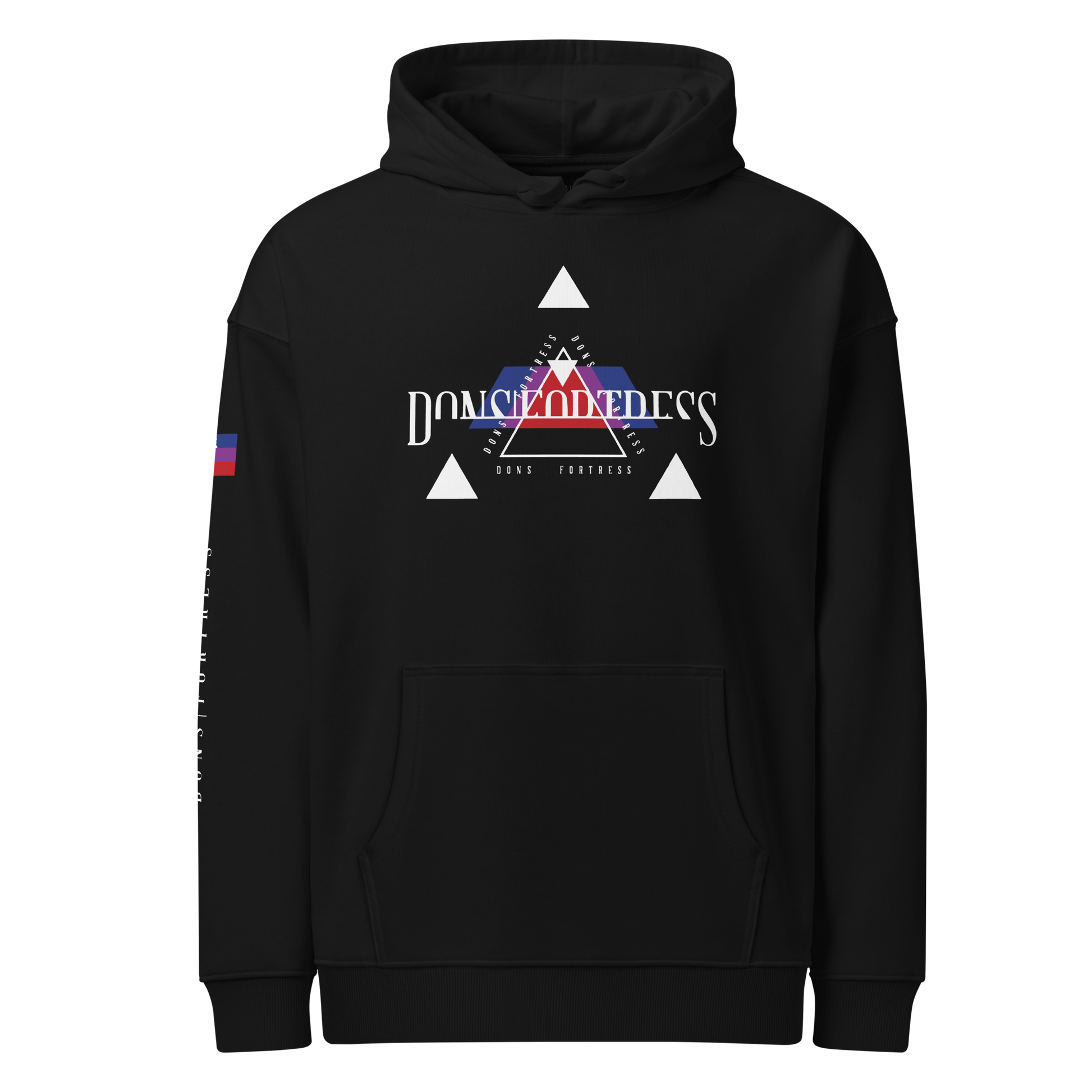 Dons Fortress Shiloh Hoodie in Black Front