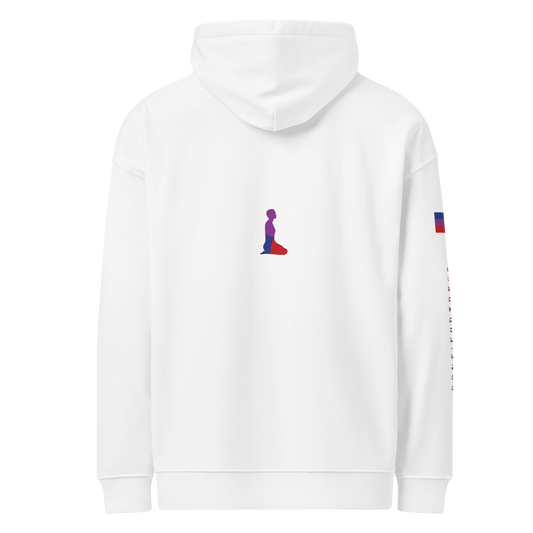 Dons Fortress Shiloh Hoodie in White Back