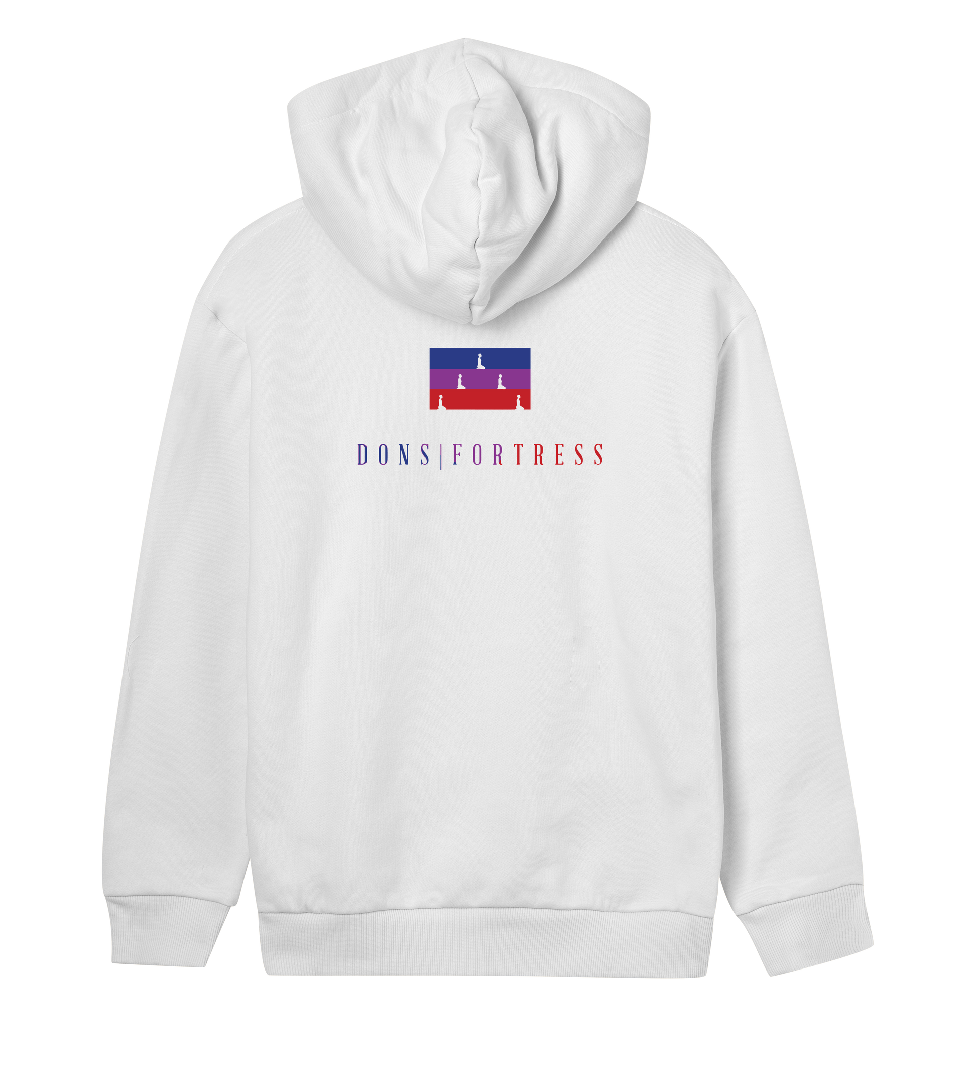 Dons Fortress Tyra Hoodie in Off White Back Womens