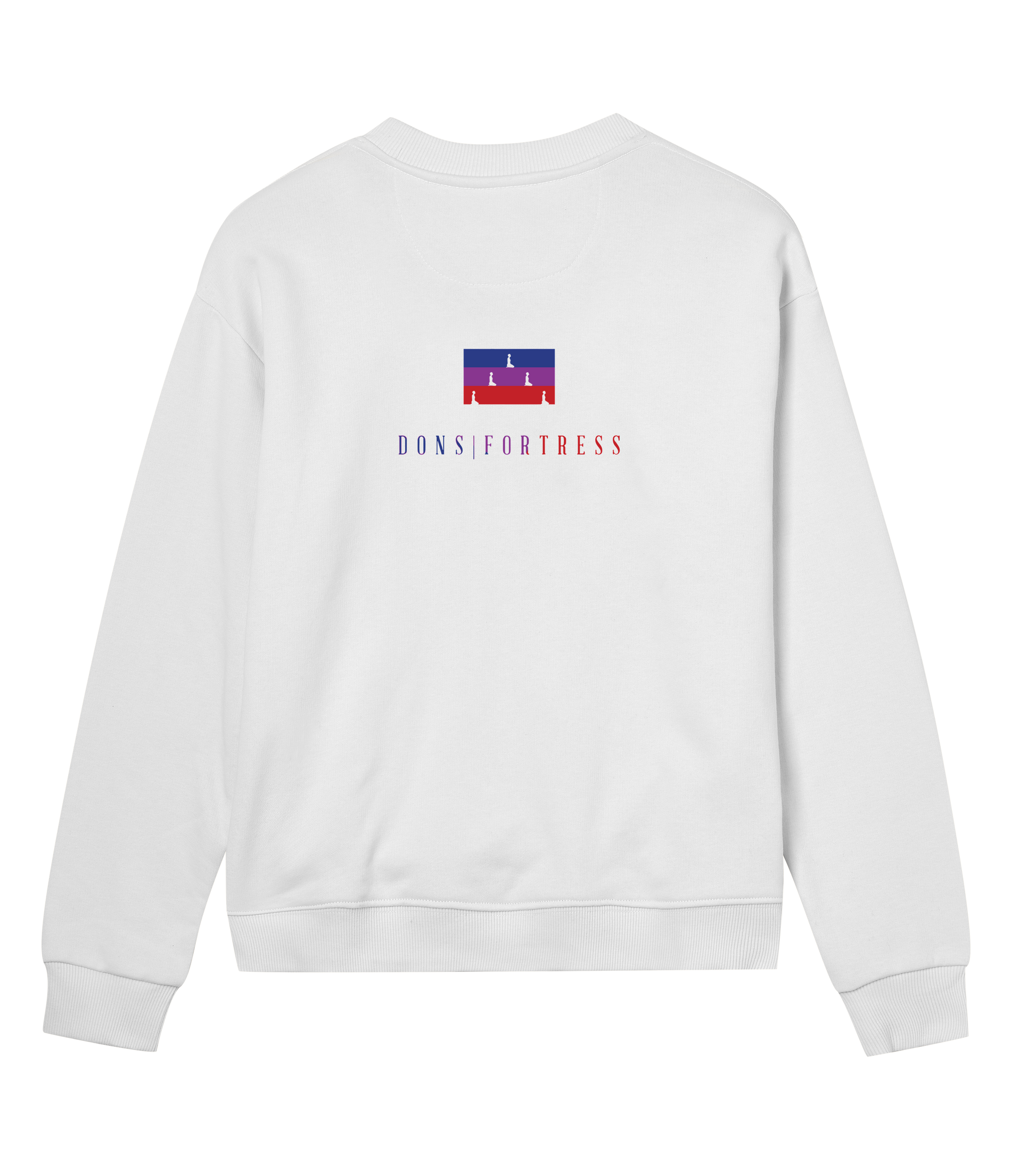 Dons Fortress Tyra Pullover in Off White Back Womens