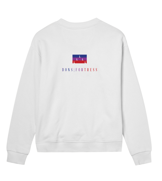 Dons Fortress Tyra Pullover in Off White Back Womens