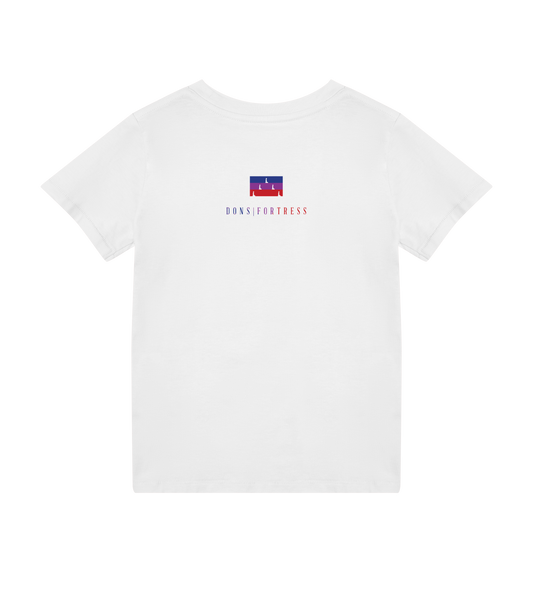 Dons Fortress Tyra Tee in White Back Kids