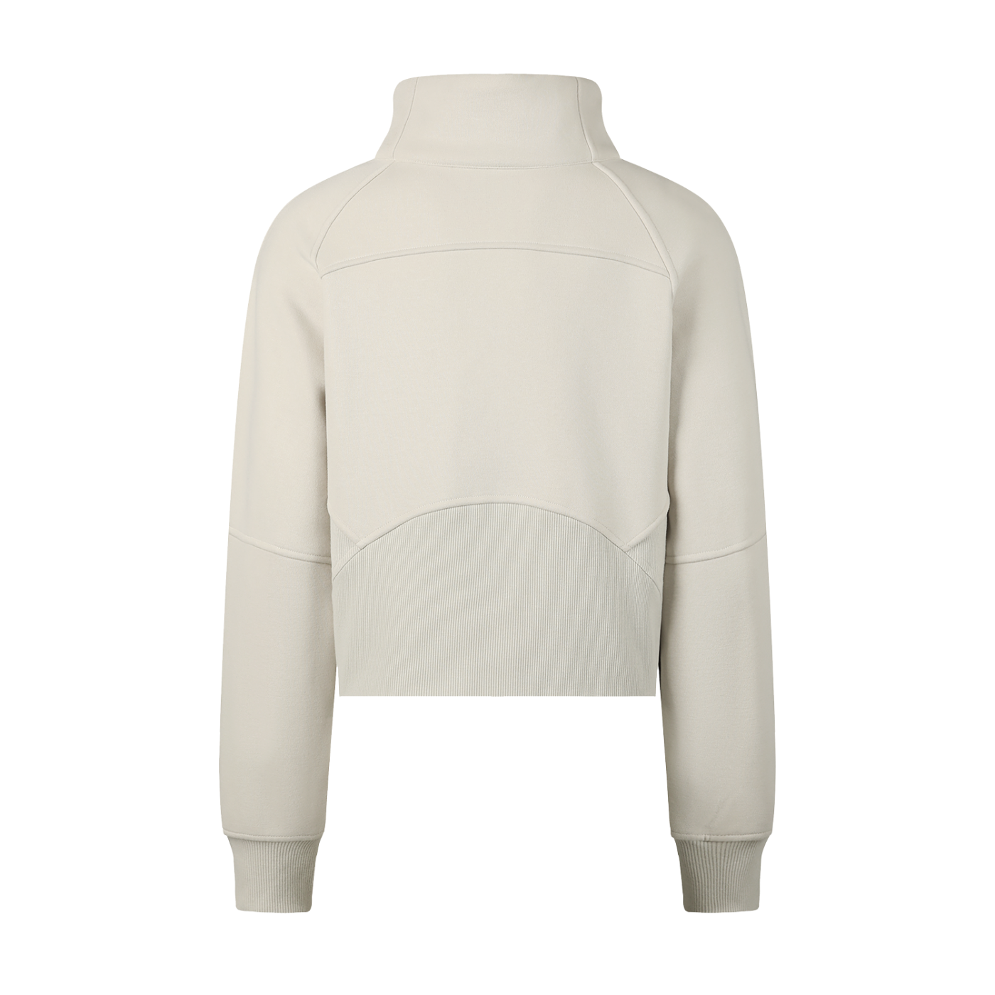 Beige sweatshirt on a white background
