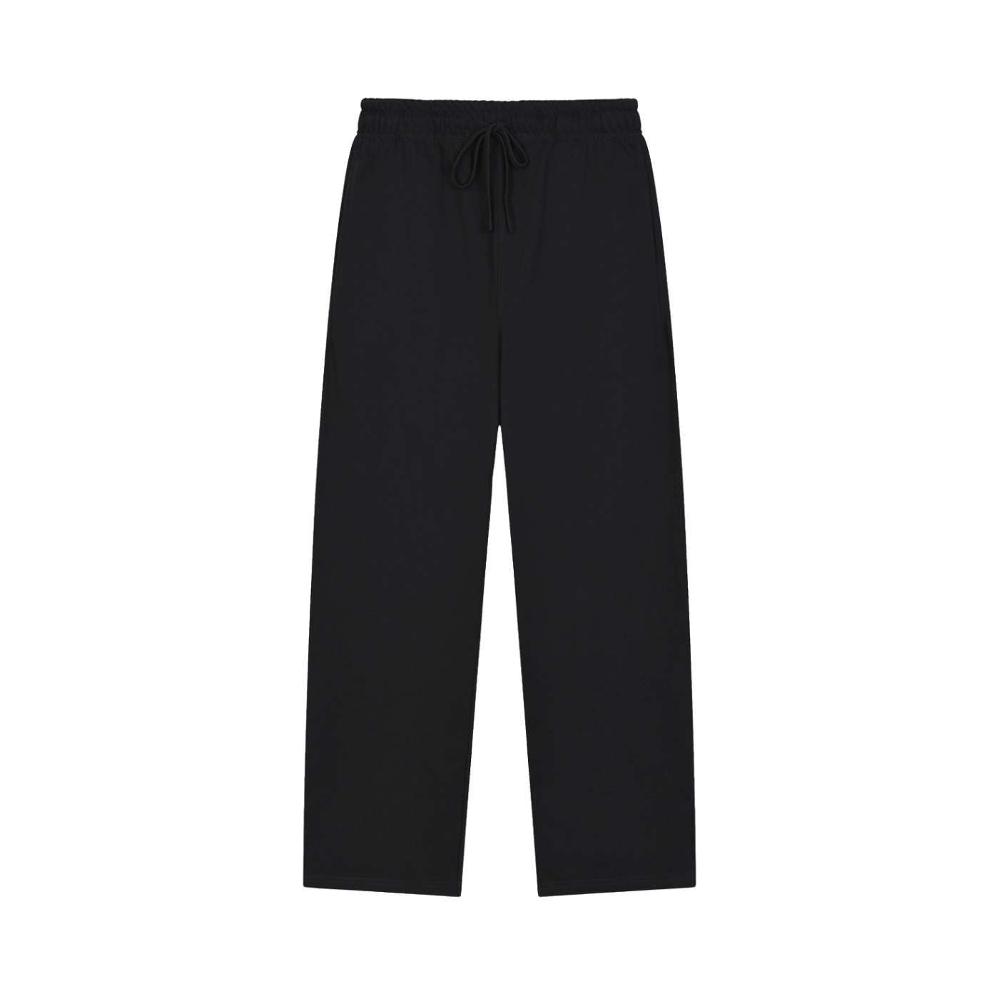 Black pants on a white background