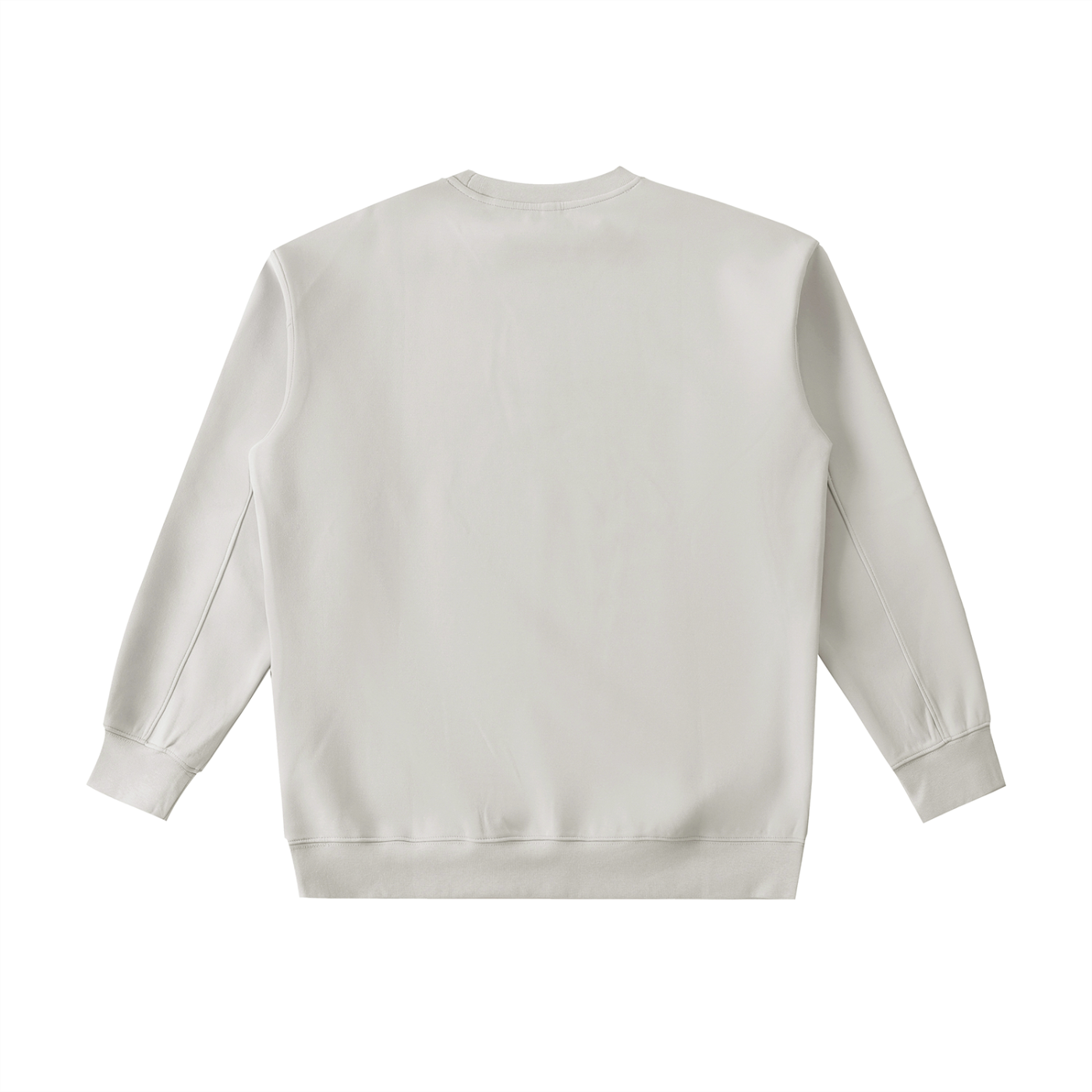 Beige sweatshirt on a white background