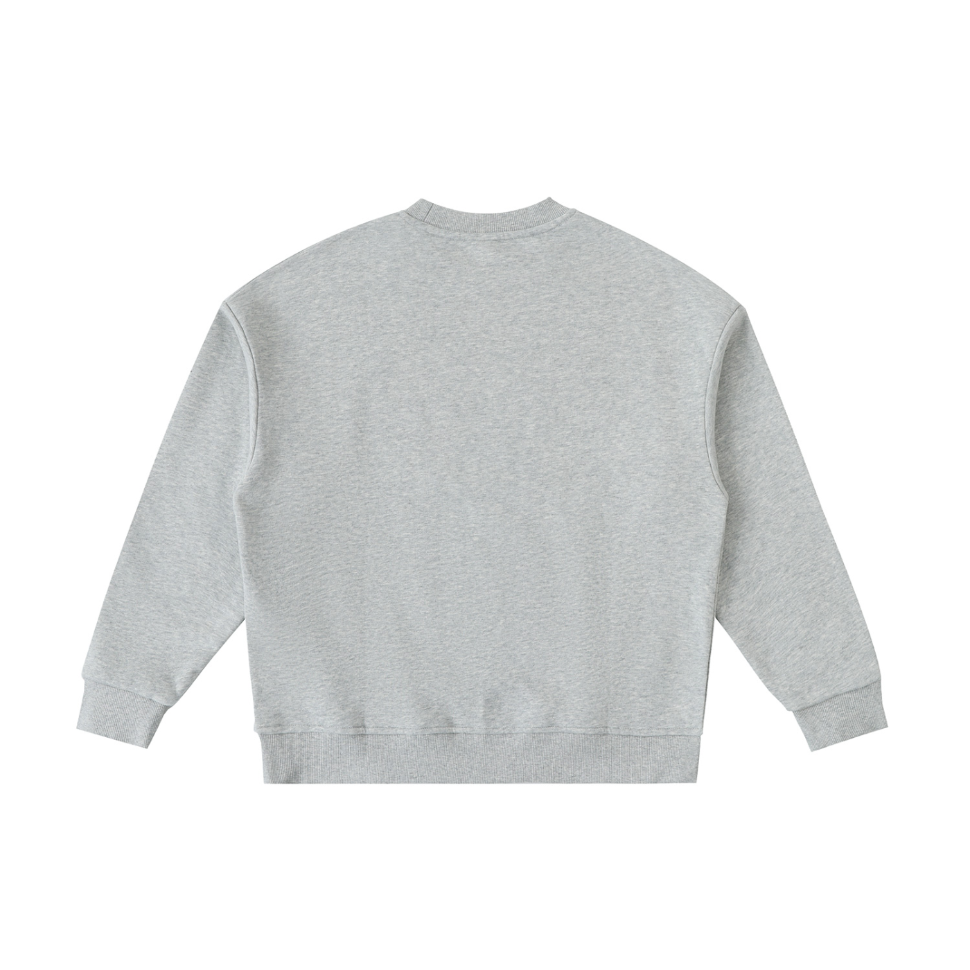 Gray sweatshirt on a white background