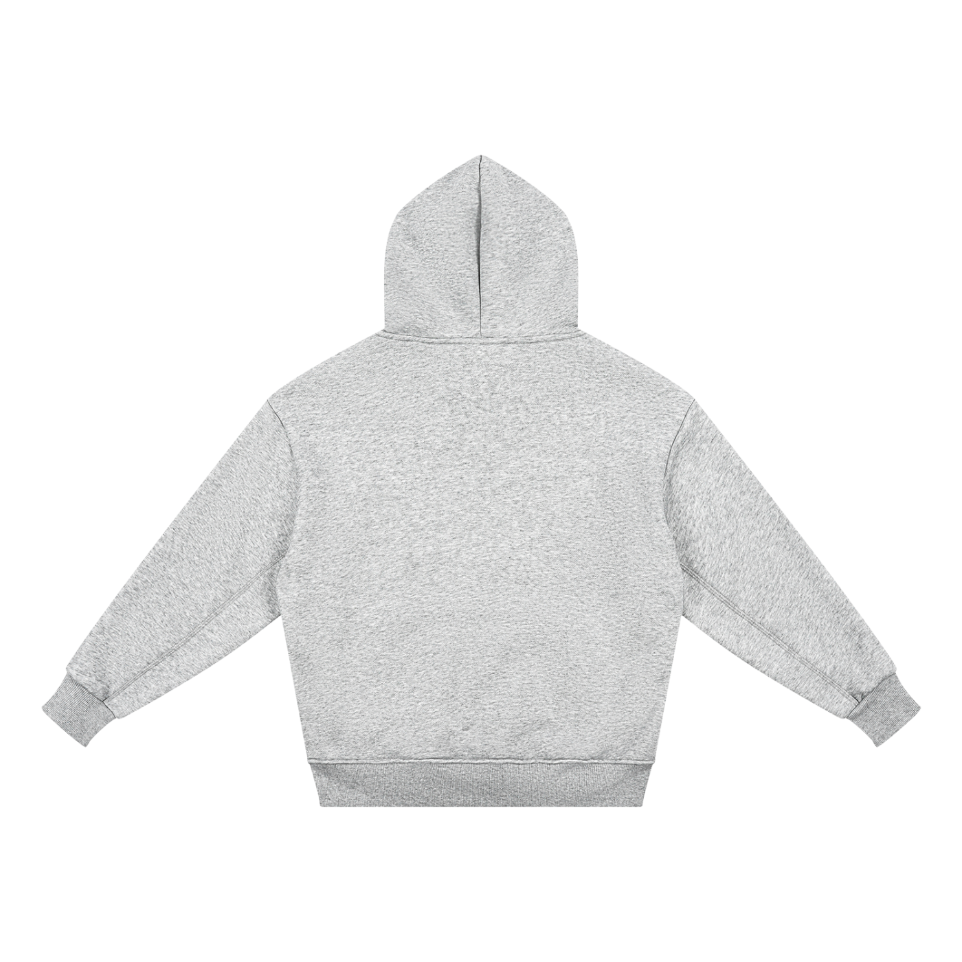 Gray hoodie on a white background