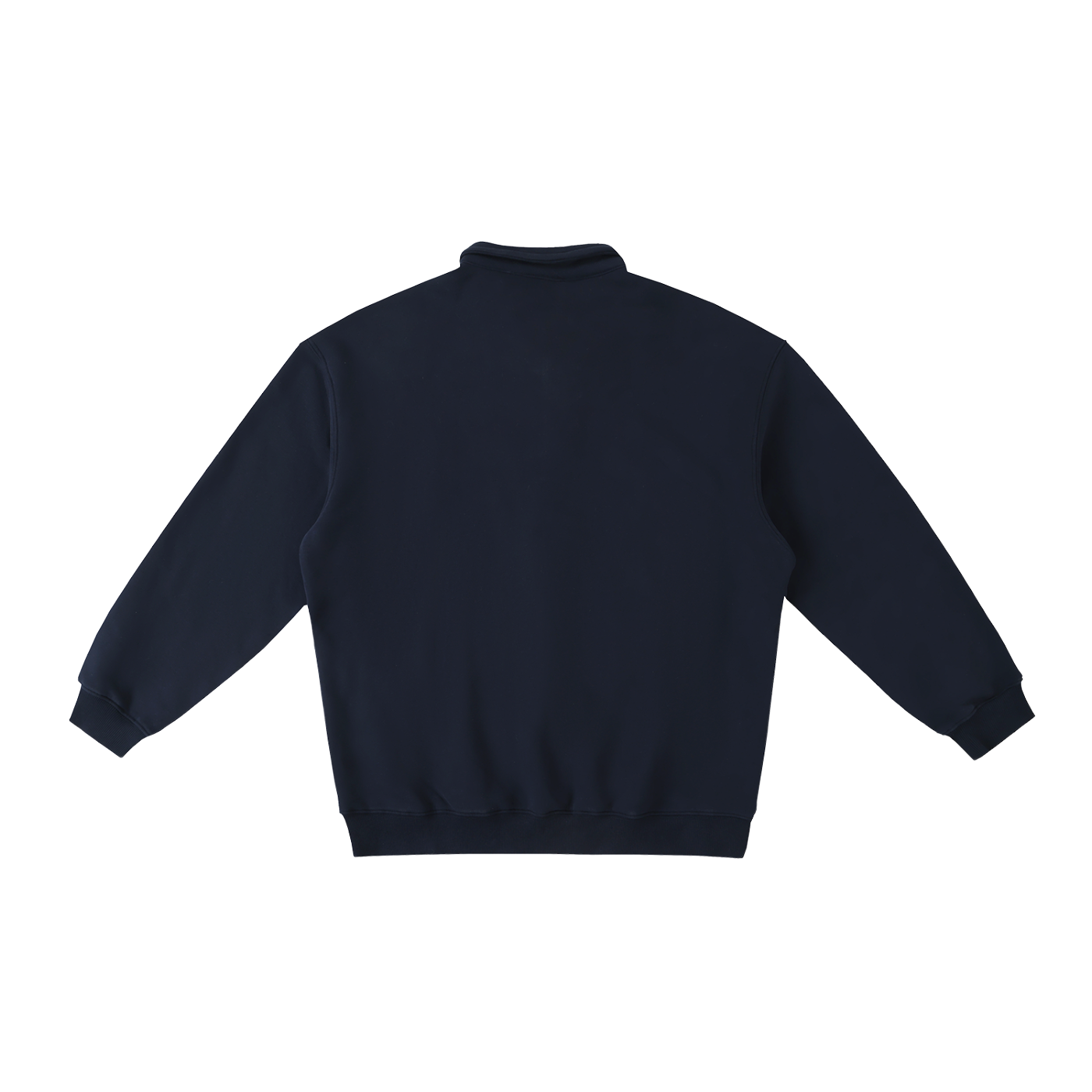 Navy blue jacket on a white background