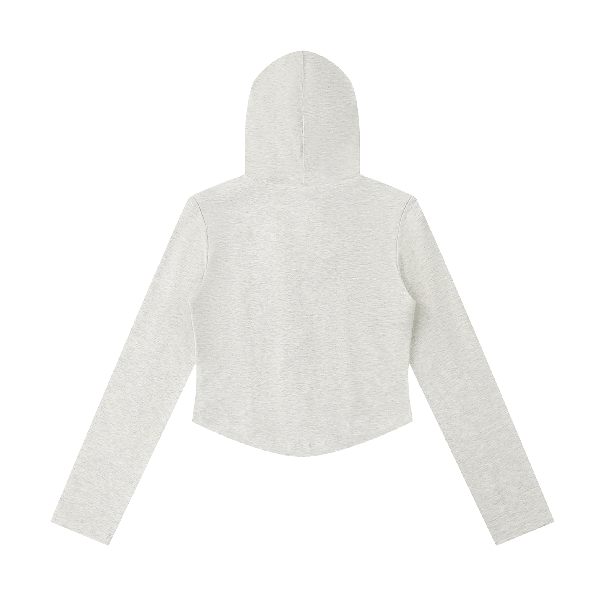White hoodie on a white background