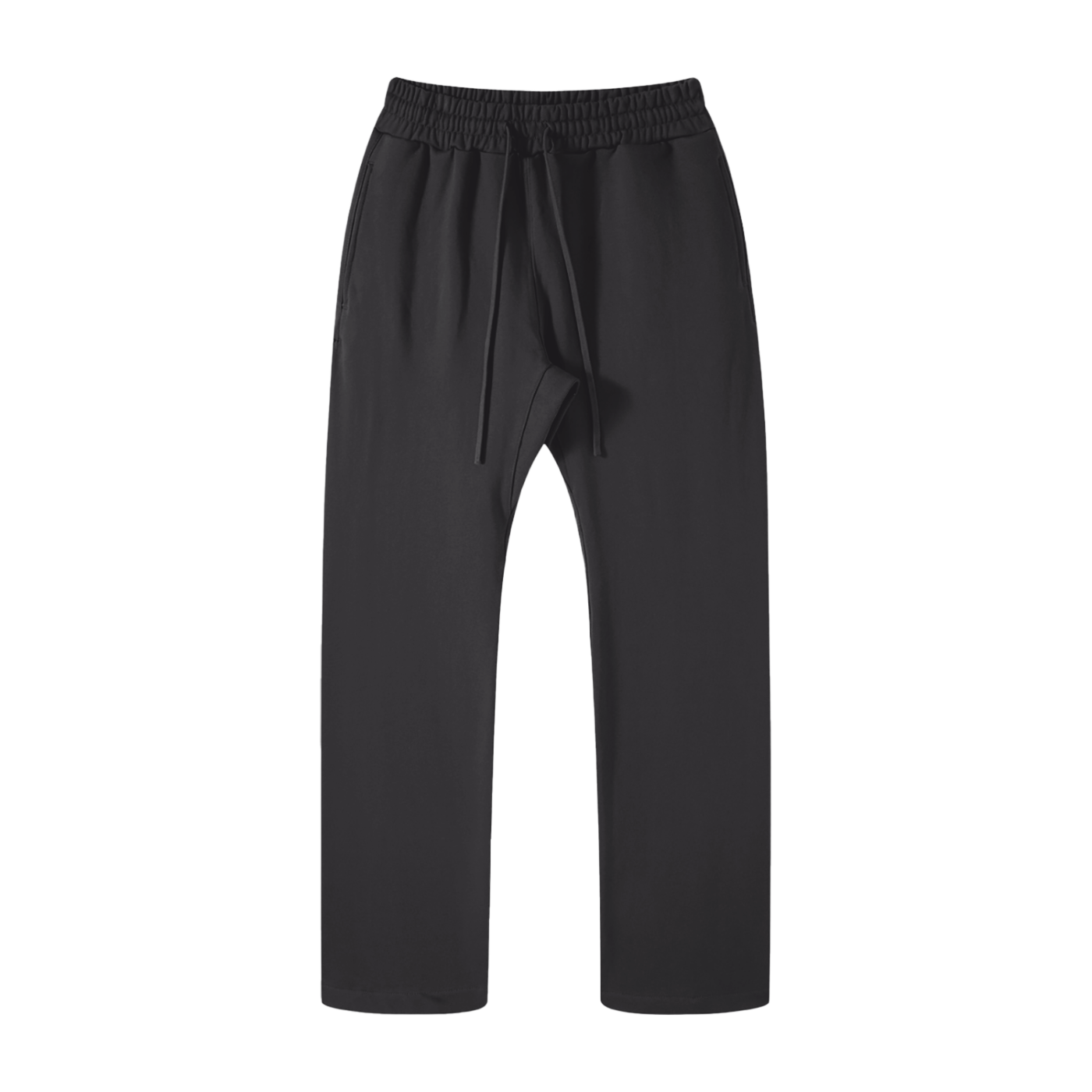 Black pants on a white background