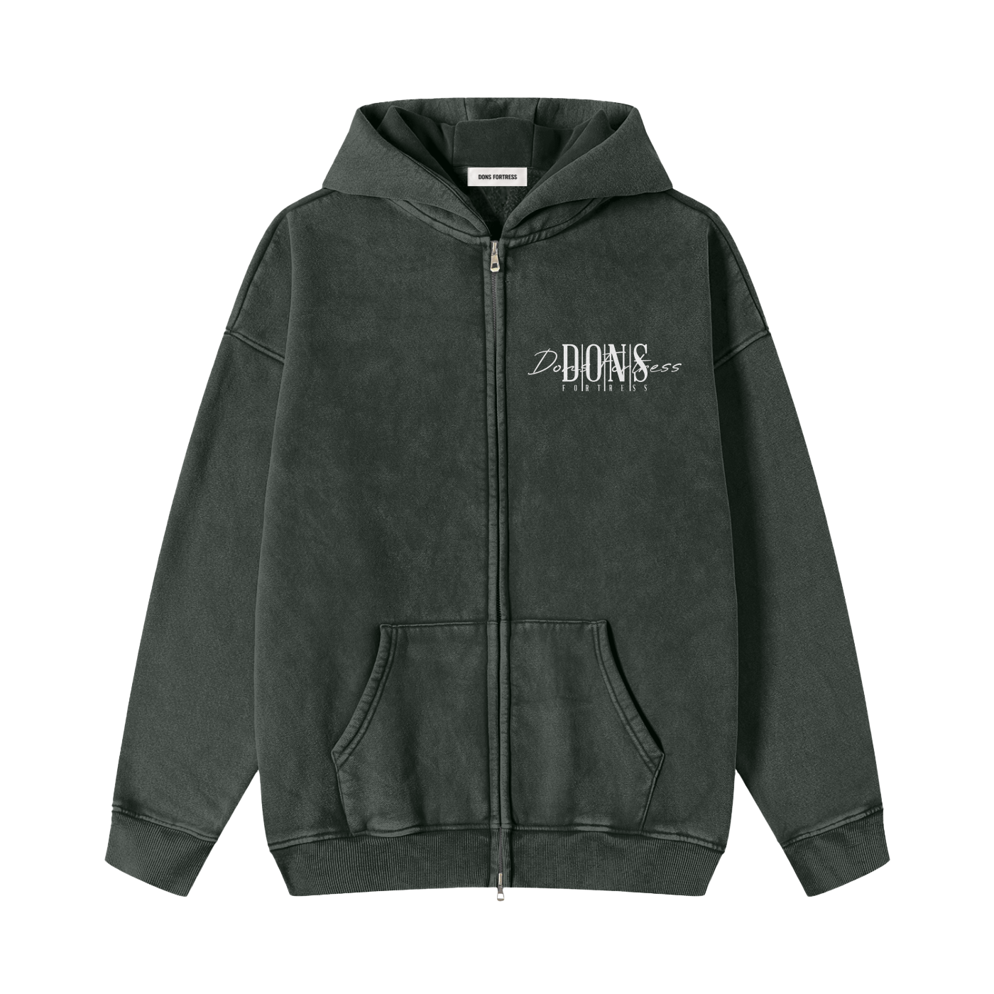 Royal-Mist Insignia Zip Hoodie