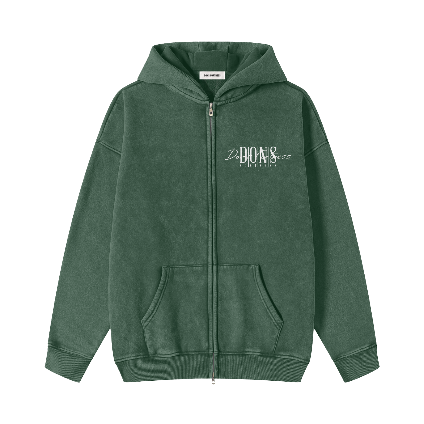 Royal-Mist Insignia Zip Hoodie