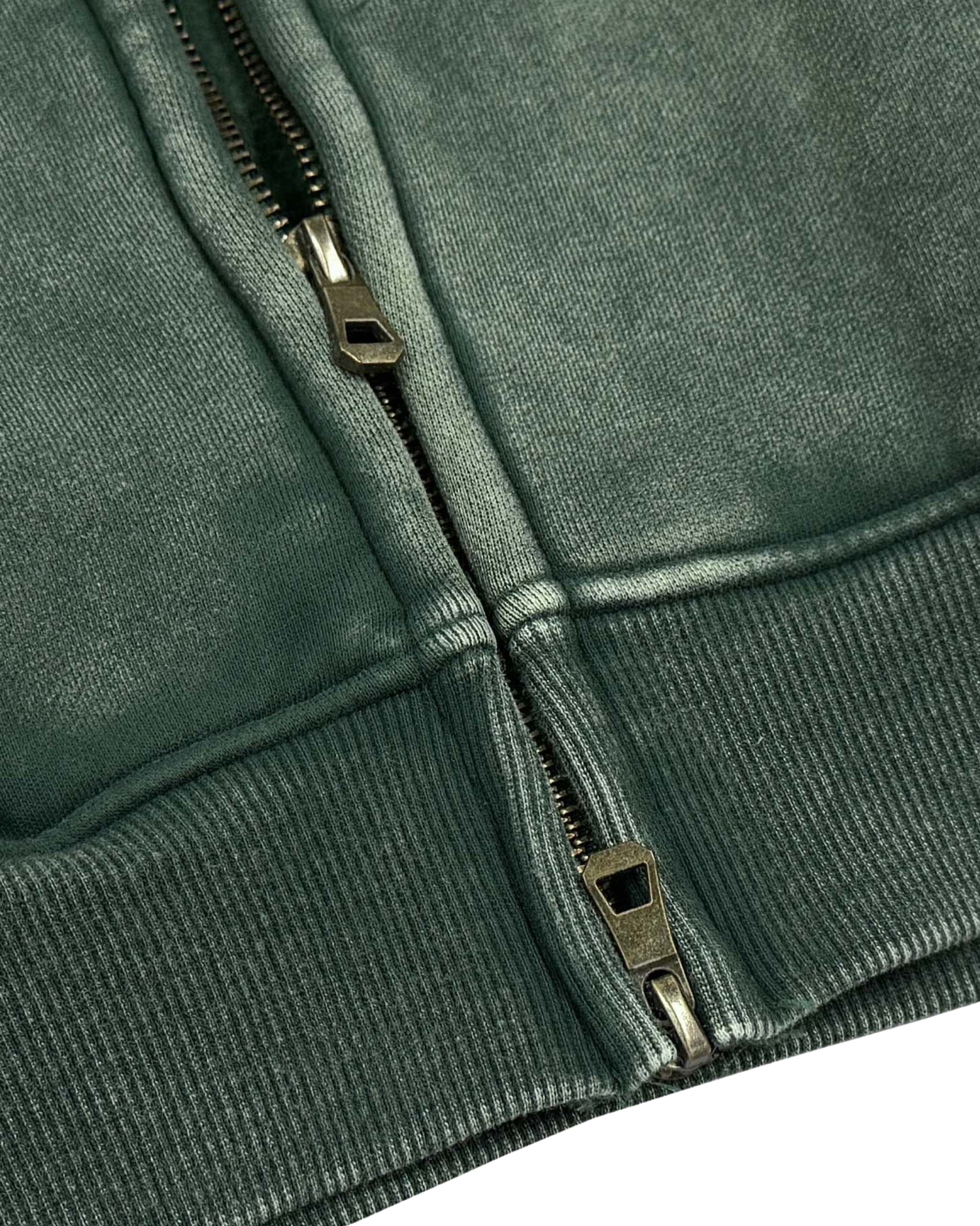 Royal-Mist Insignia Zip Hoodie