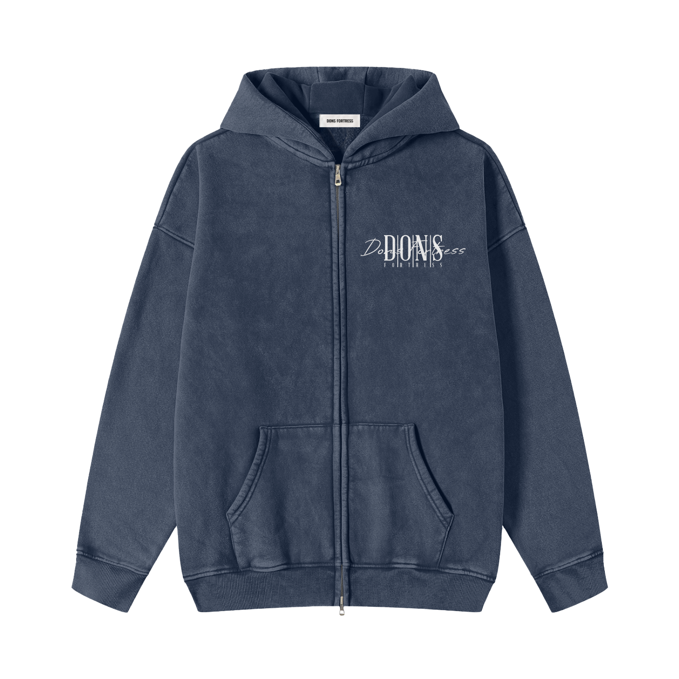 Royal-Mist Insignia Zip Hoodie