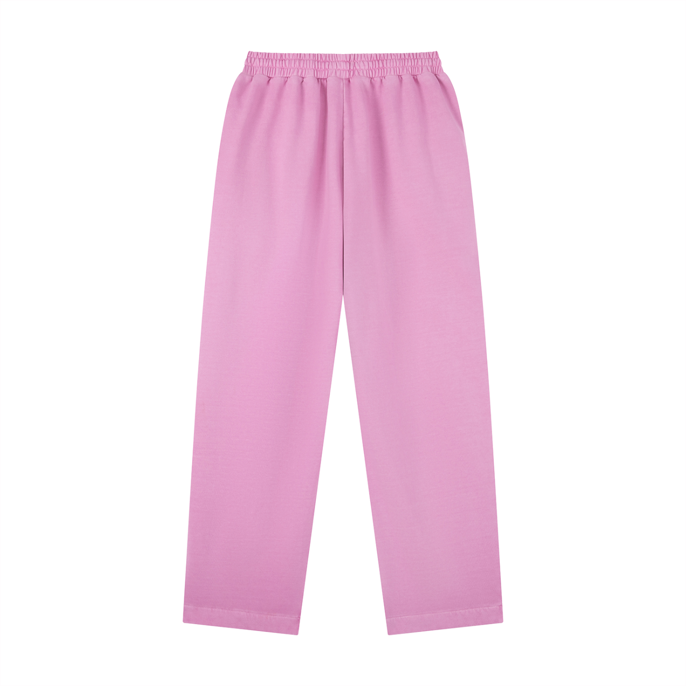 Pink pants on a white background
