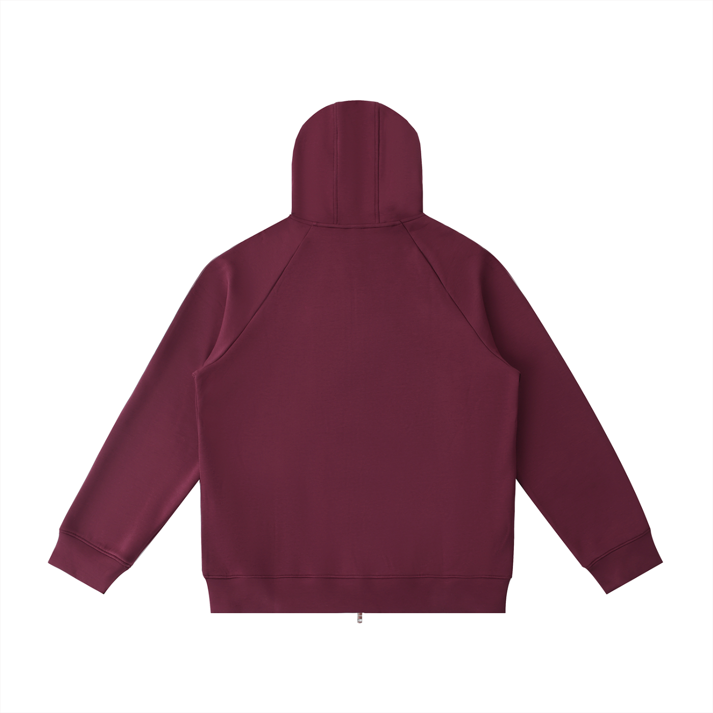 Maroon hoodie on a white background