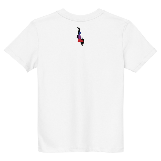 Sparkle Collab Rosanna Kids Tee by Dons Fortress in White Back