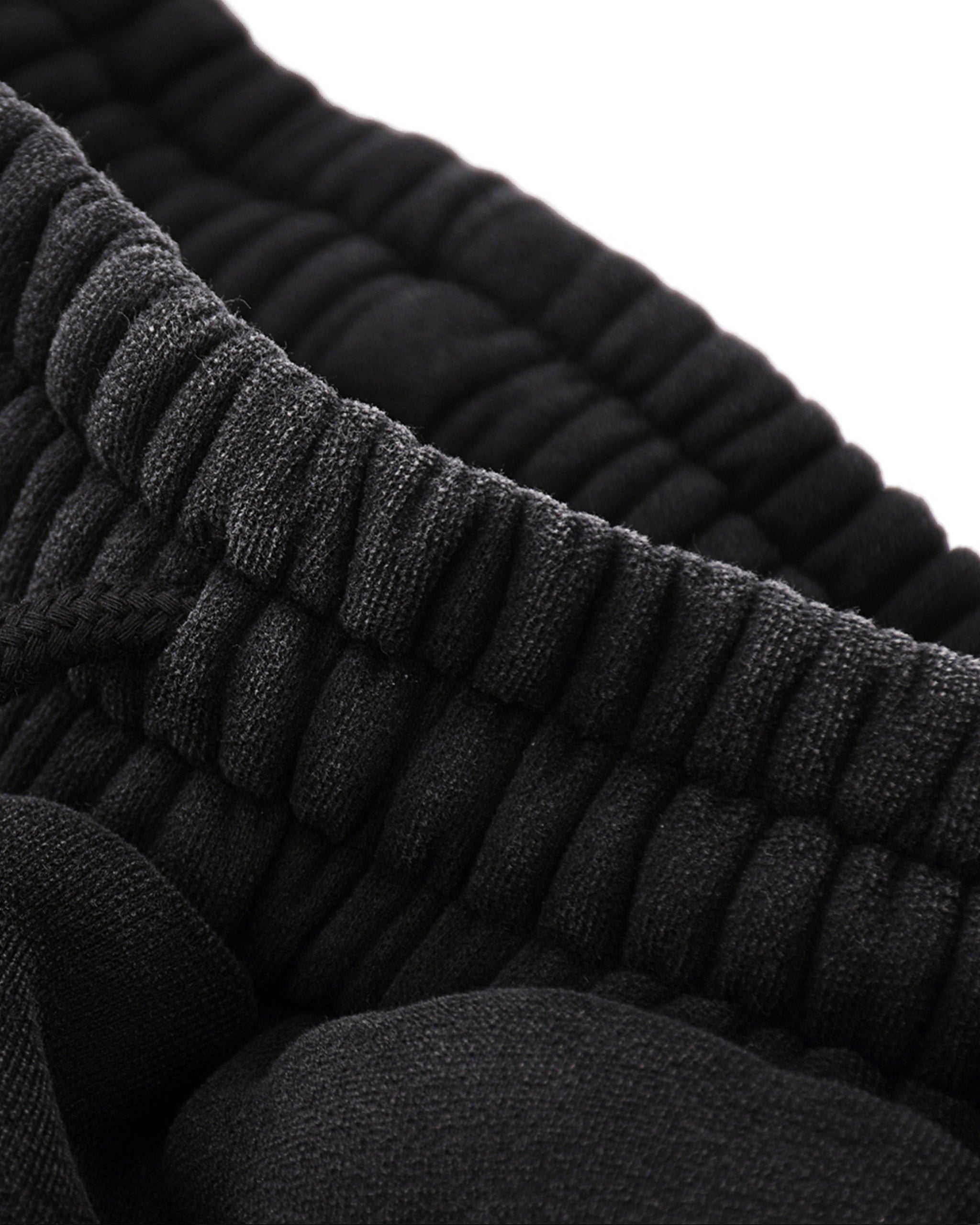 Close-up of black textured fabric