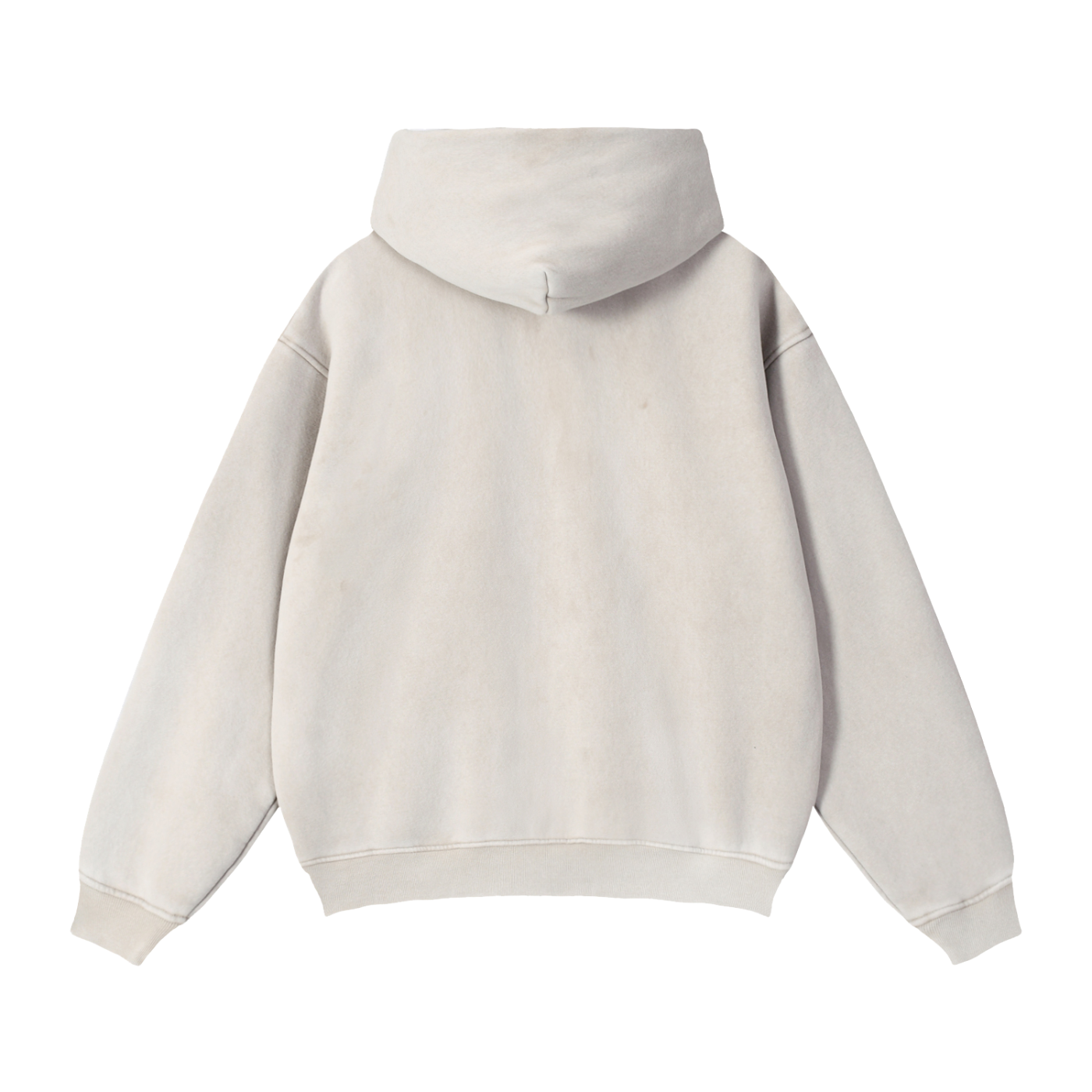 Beige hoodie on a white background