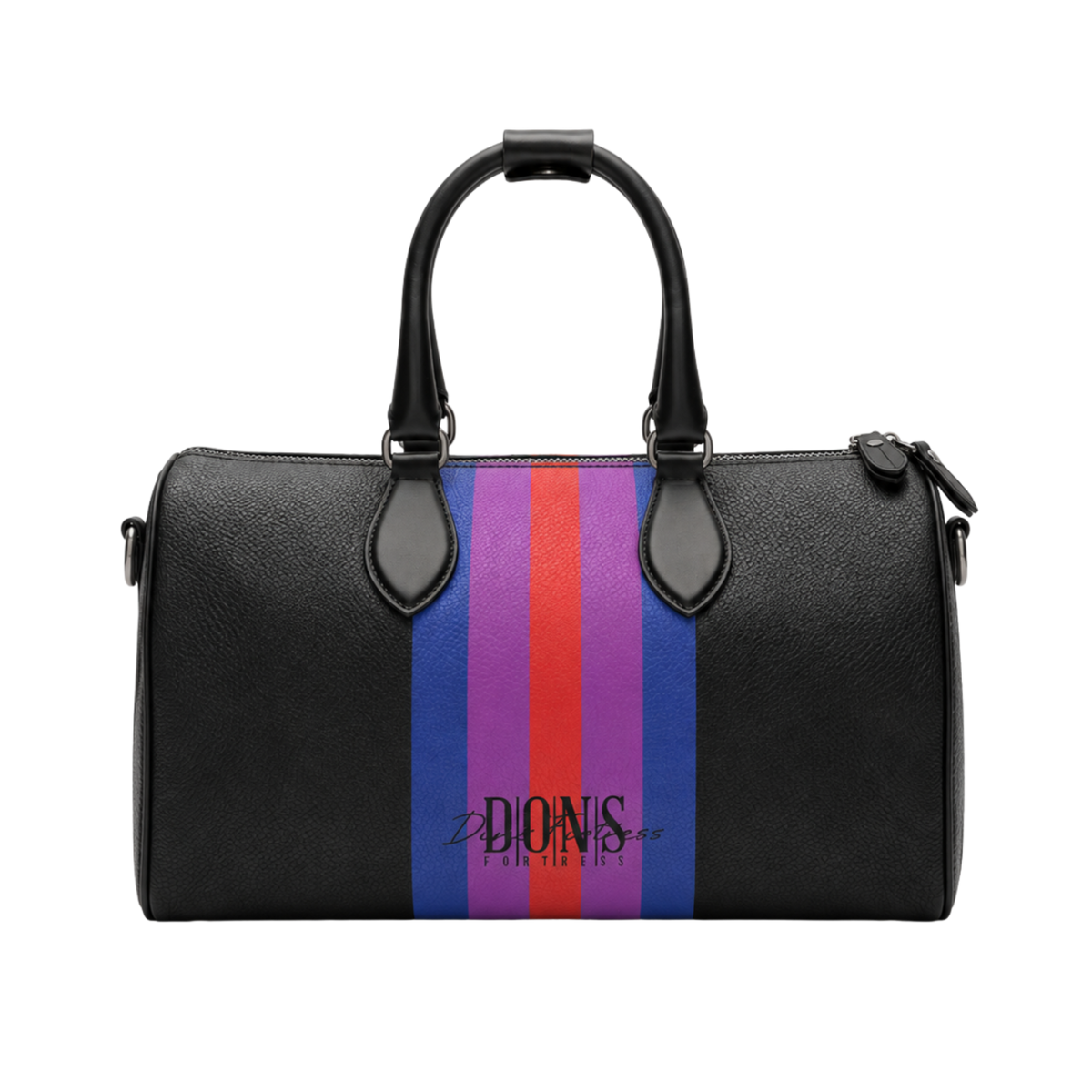 Tri-Insignia Calfskin Duffle Bag | Small