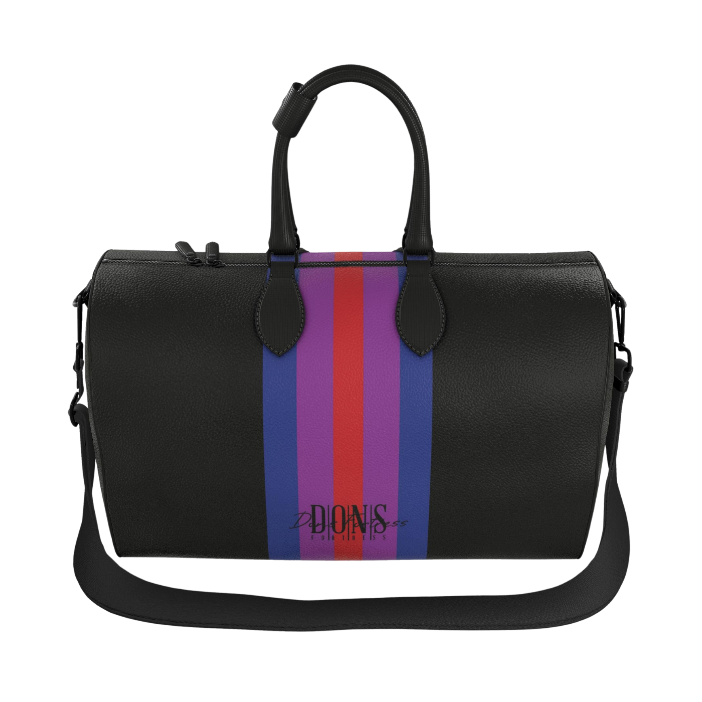 Tri-Insignia Calfskin Duffle Bag | Large