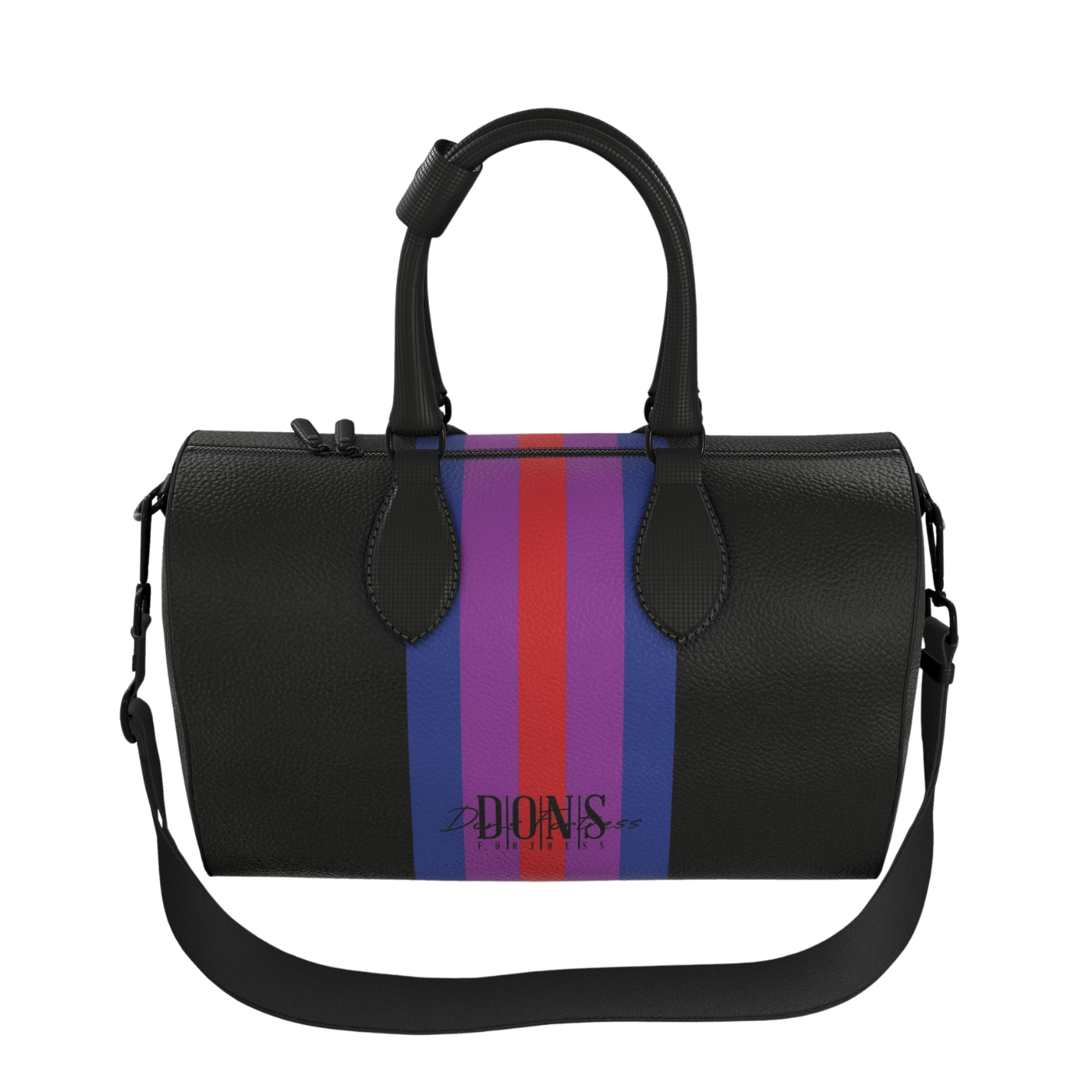 Tri-Insignia Calfskin Duffle Bag | Small