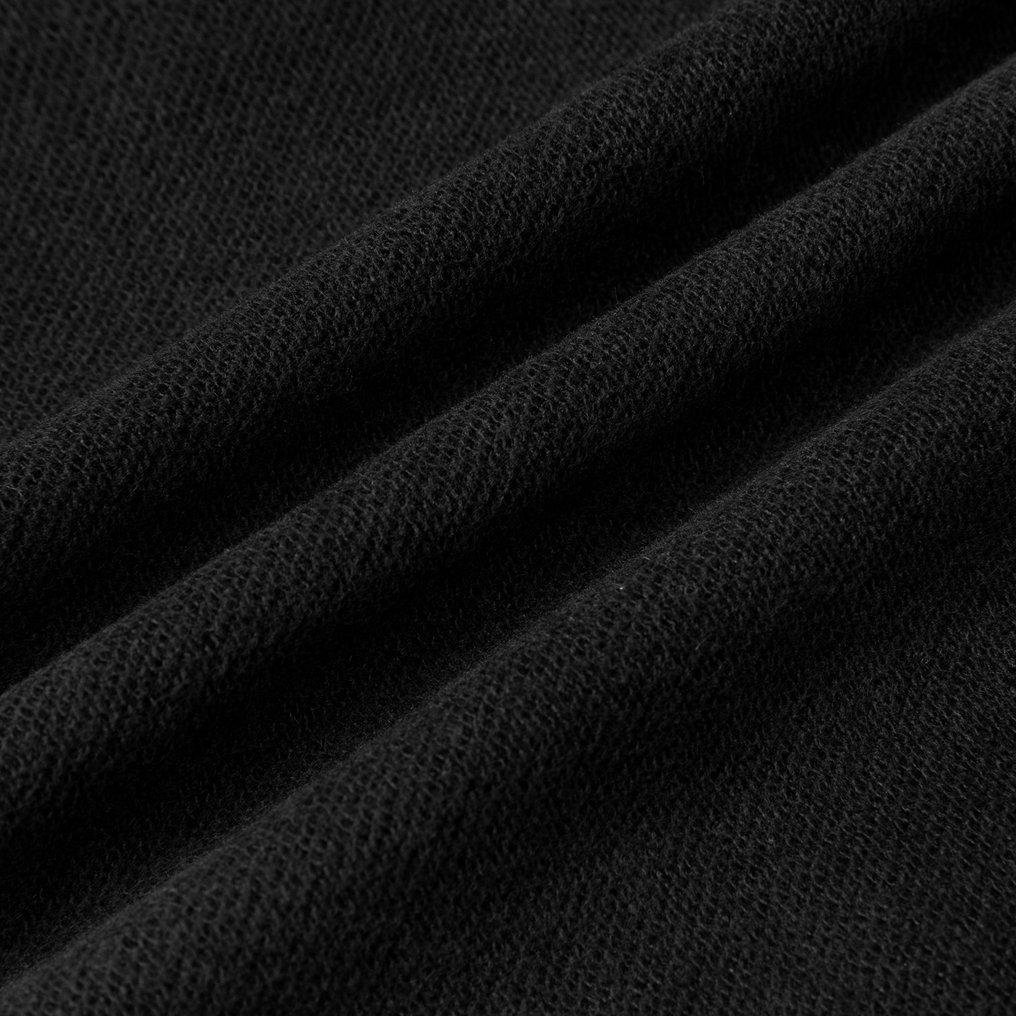 Close-up of black fabric texture