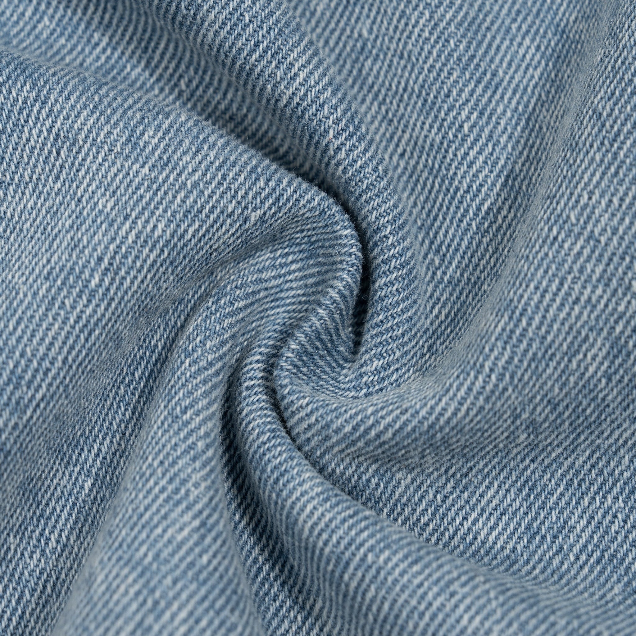 Vint' Blue-Feather Denim Shirt