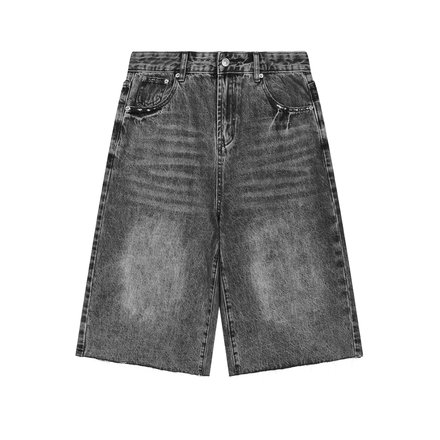 Vint' Rose-Bridge Denim Shorts