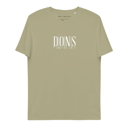 DONSFORTRESS Principal Sustainable, Eco-Friendly Tee in Sage. Made from 100% organic ring-spun cotton.