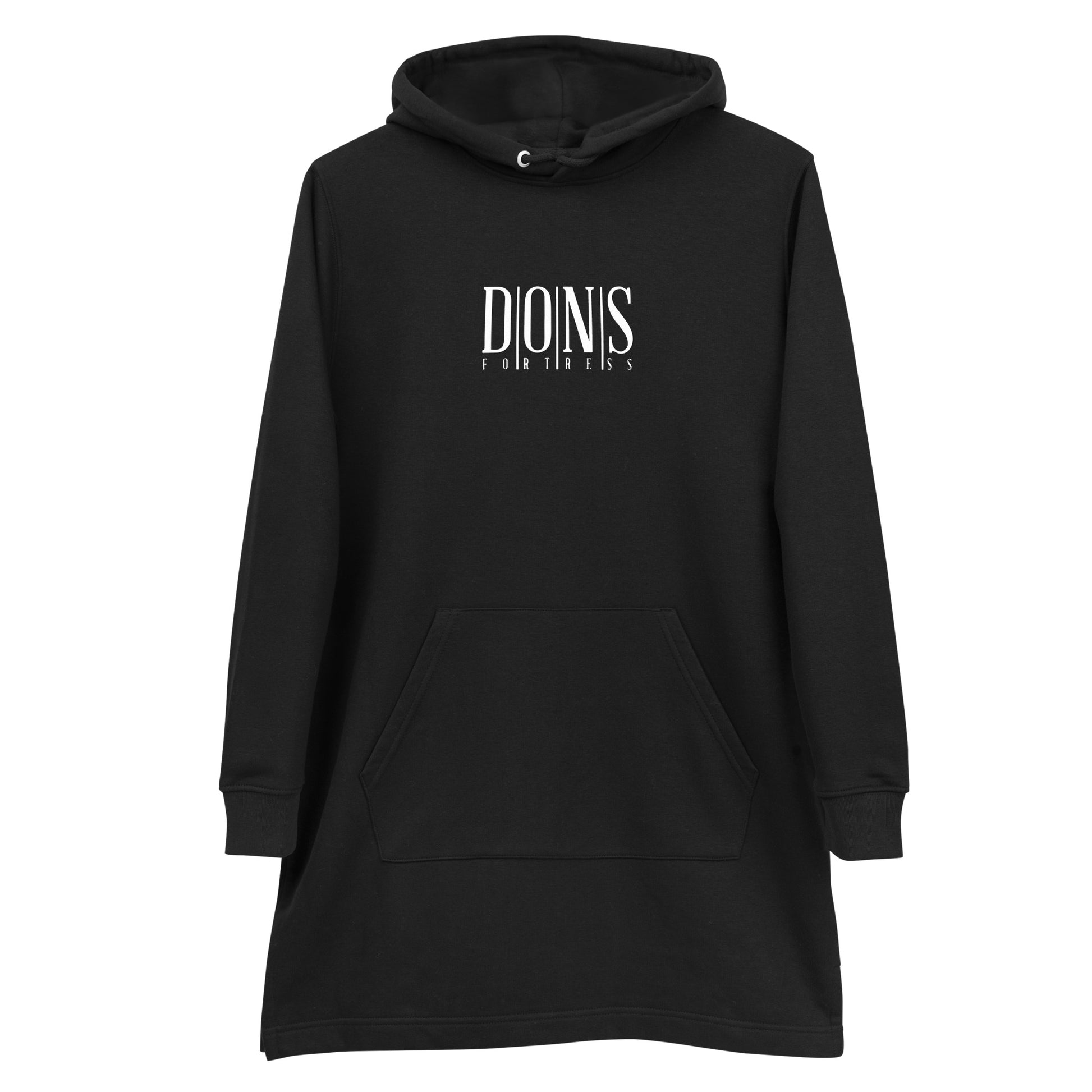 DONSFORTRESS Fortress Eco-Hoodie Dress Flat in Black